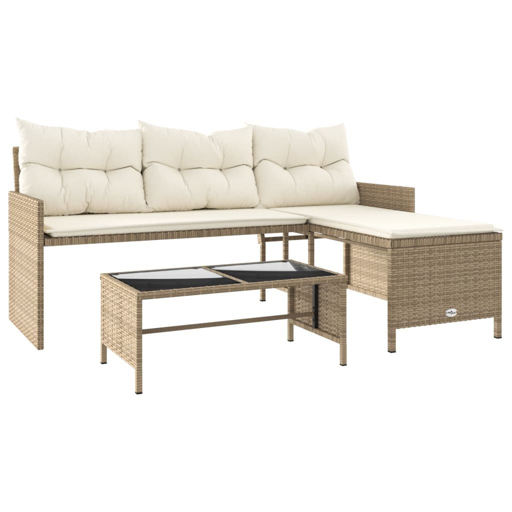 vidaXL Loungesofa Gartensofa in L-Form mit günstig online kaufen
