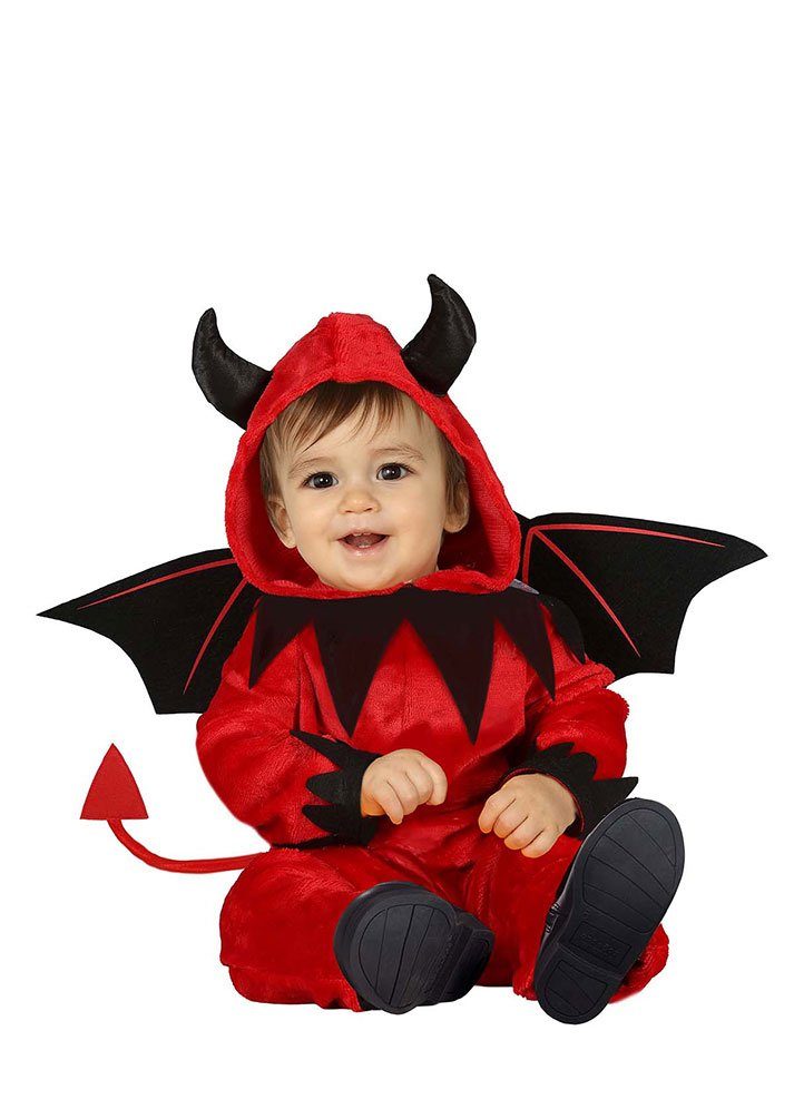 Karneval-Klamotten Teufel-Kostüm Teufelchen Baby Kostüm Kleinkind Overall, Halloweenkostüm Babykostüm Kleinkinder