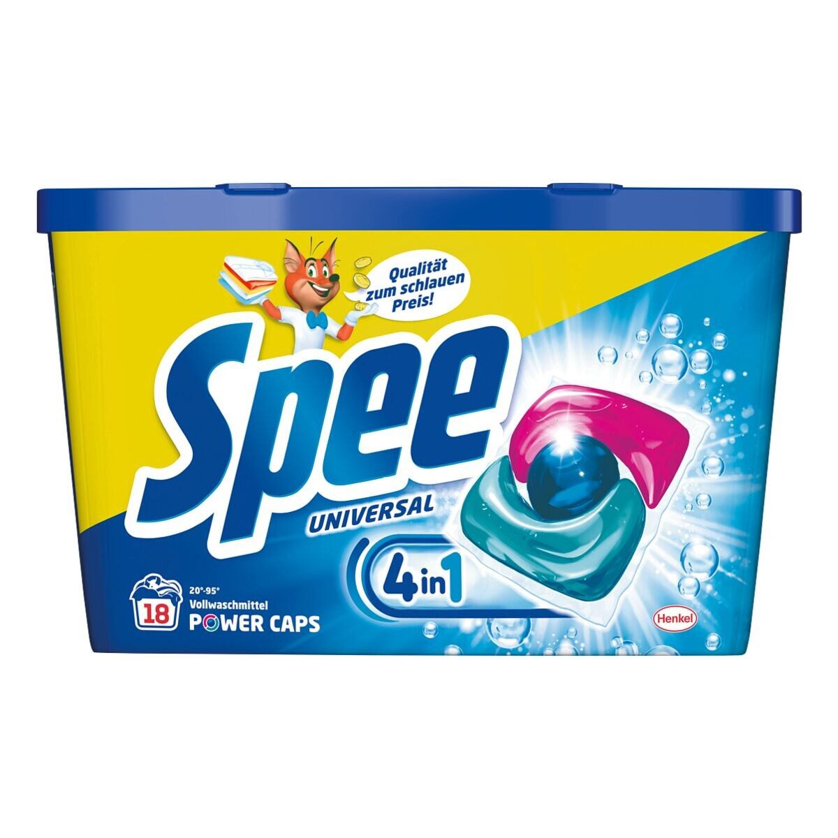 Spee Power Caps Universal 4+1 Vollwaschmittel (18 WL, 18 Caps)