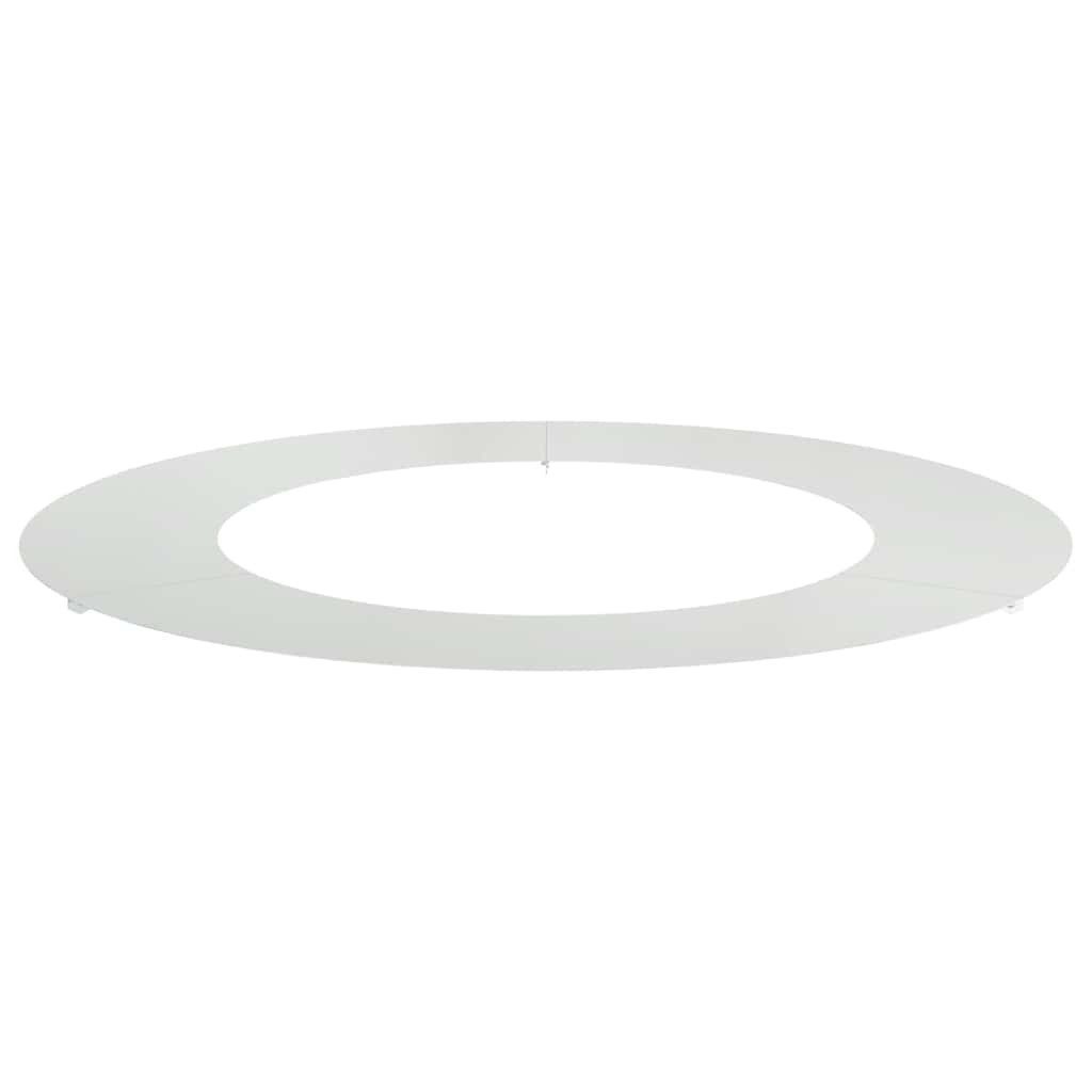 vidaXL Blumentopf Flacher Baumring Silber Ø50 günstig online kaufen