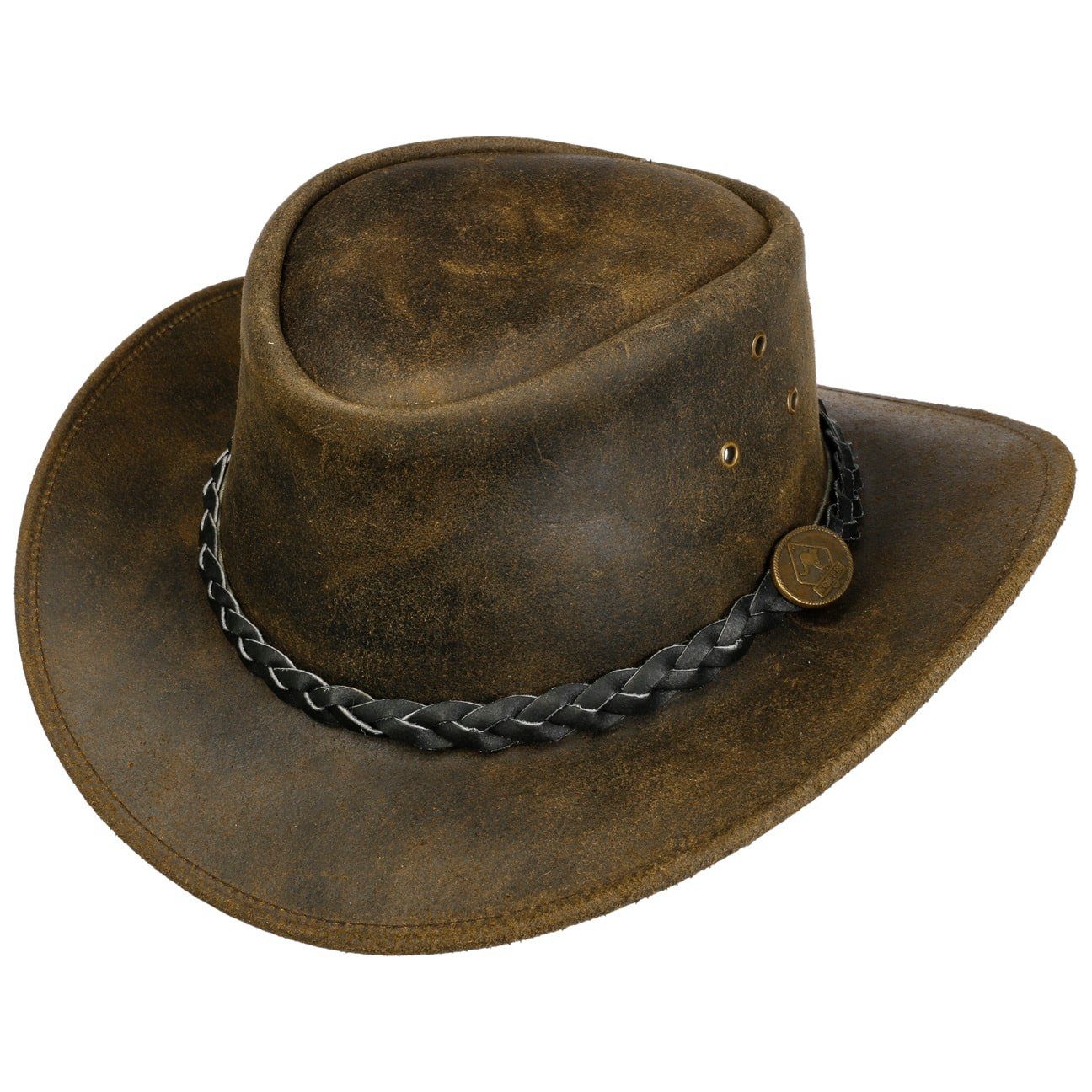 Scippis Cowboyhut (1-St) Westernhut mit Lederband