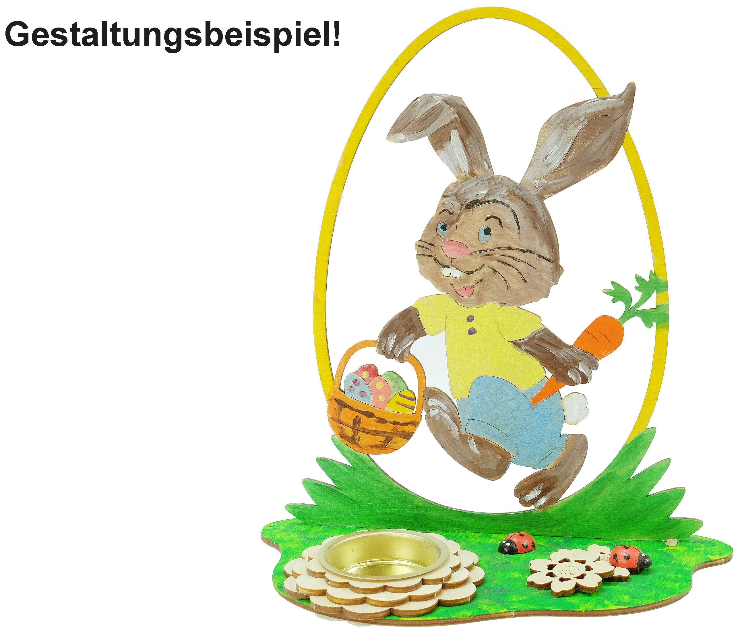 (Bastelset in Bastelset Gestalten), Basteln Germany Kreativset Made und DeColibri Bemalen Osterdeko, zum Erwachsene Holz Kinder