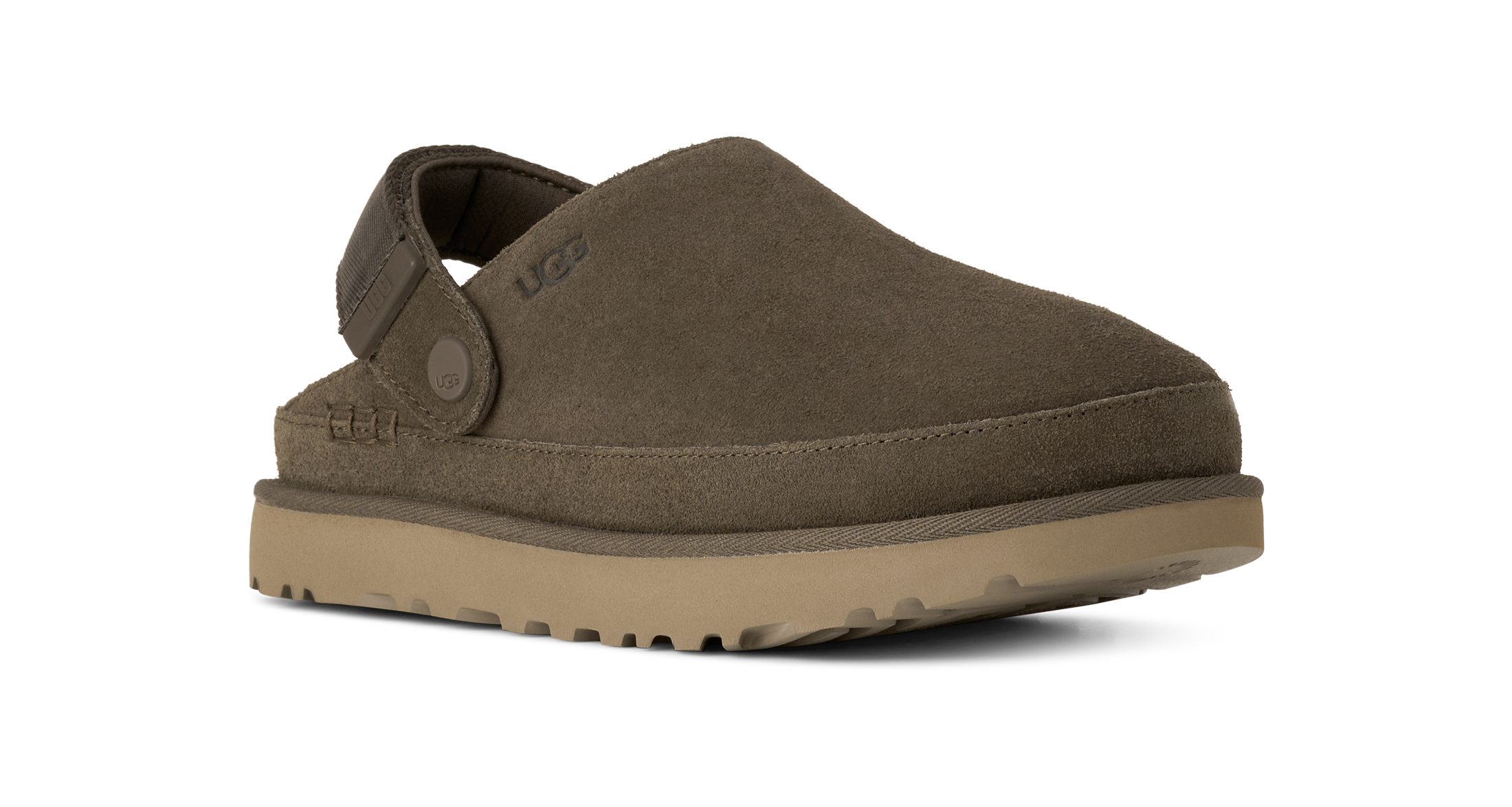 UGG Unisex W GOLDENSTAR CLOG Clog Homeslippers, Plateauschuh, Mule mit schwenkbarem Fersenriemen