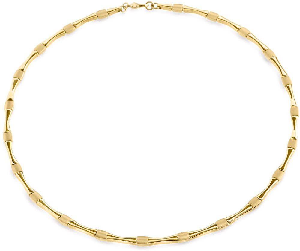 Boccia Silberkette Collier aus Reintitan goldplattiert - Boccia Jewelry Modell: 08045-03