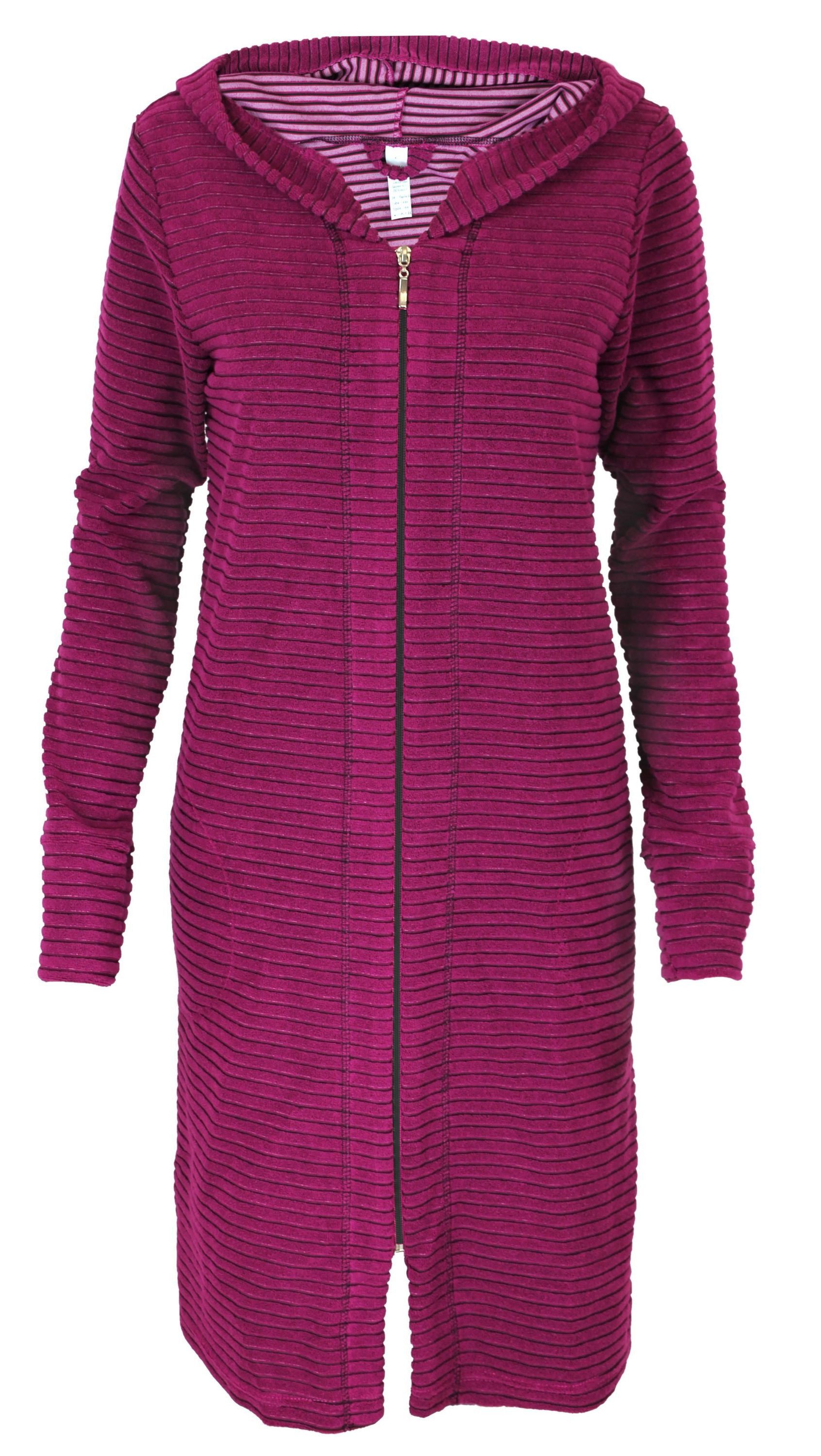 Aquarti Damenbademantel Damen Bademantel Morgenmantel Reißverschluss günstig online kaufen