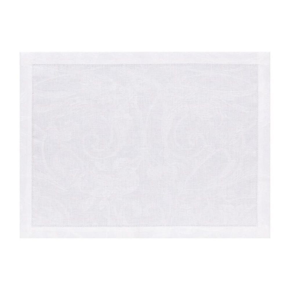 Le Jacquard Francais Platzset Tischsets (2x Set) Tivoli Blanc 38x50 cm, (Set, 2-St), unbehandelt