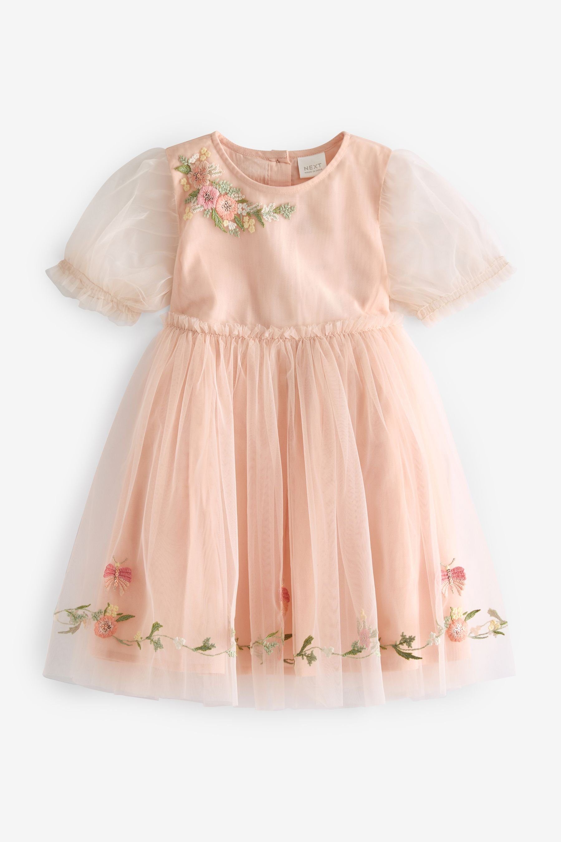 Next Partykleid Besticktes Kleid aus Netzstoff günstig online kaufen