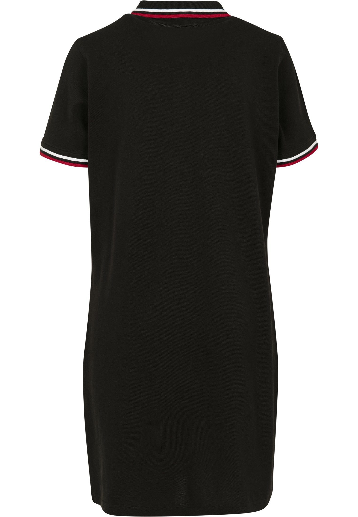 Damen black CLASSICS (1-tlg) Polo Polo Dress TB2613 URBAN Ladies Jerseykleid