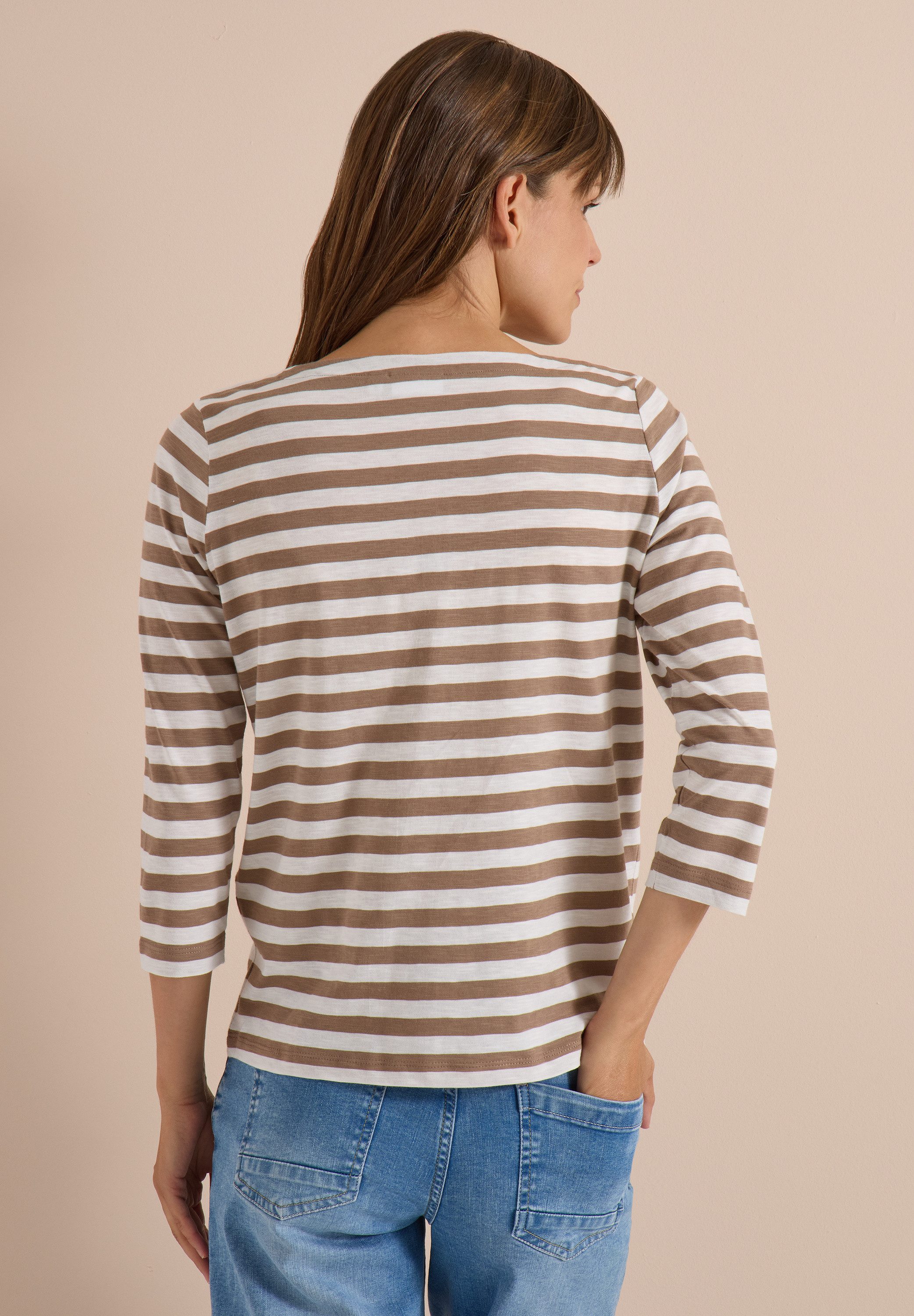 CECIL 3/4-Arm-Shirt aus reiner Baumwolle – Bild 2 von 5