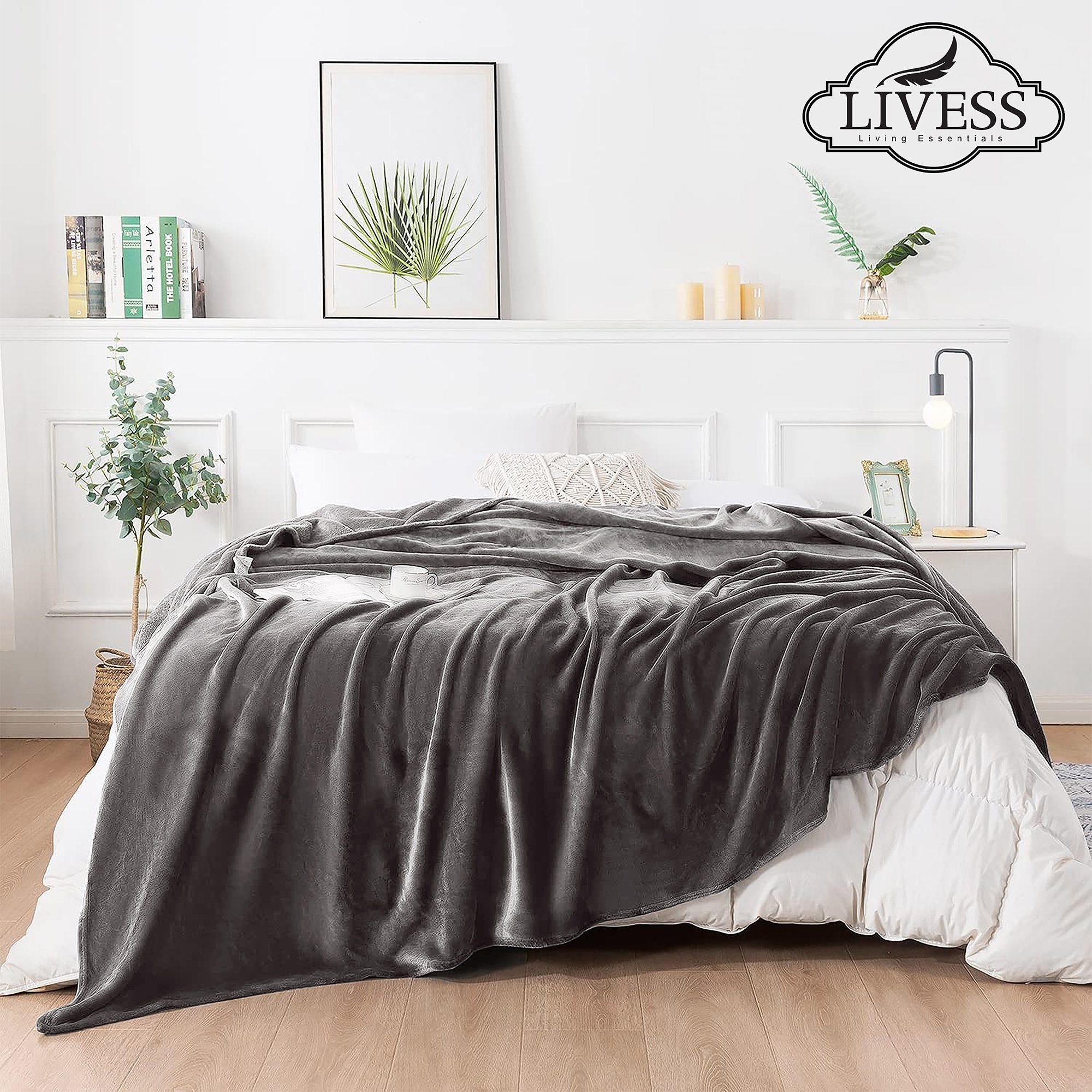 Wohndecke Kuscheldecke, Livess, Flauschig, Sofadecke günstig online kaufen