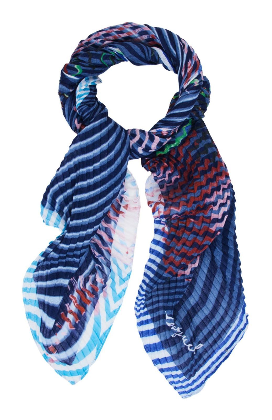 Desigual Modetuch Bluestrip Rectangle Foulard