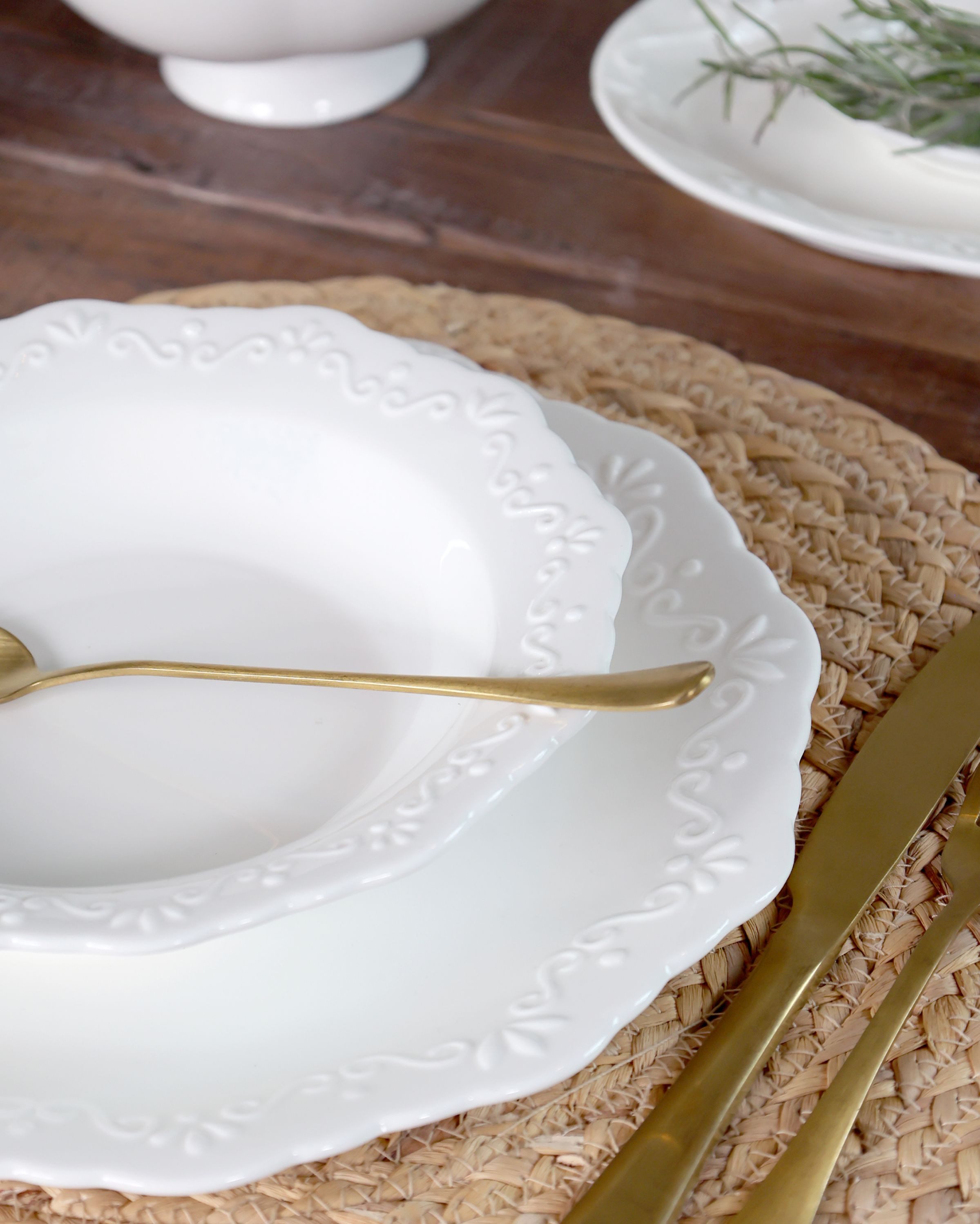 Chic Antique Teller Chic Antique Teller Speiseteller Essteller 27cm Provence Porzellan