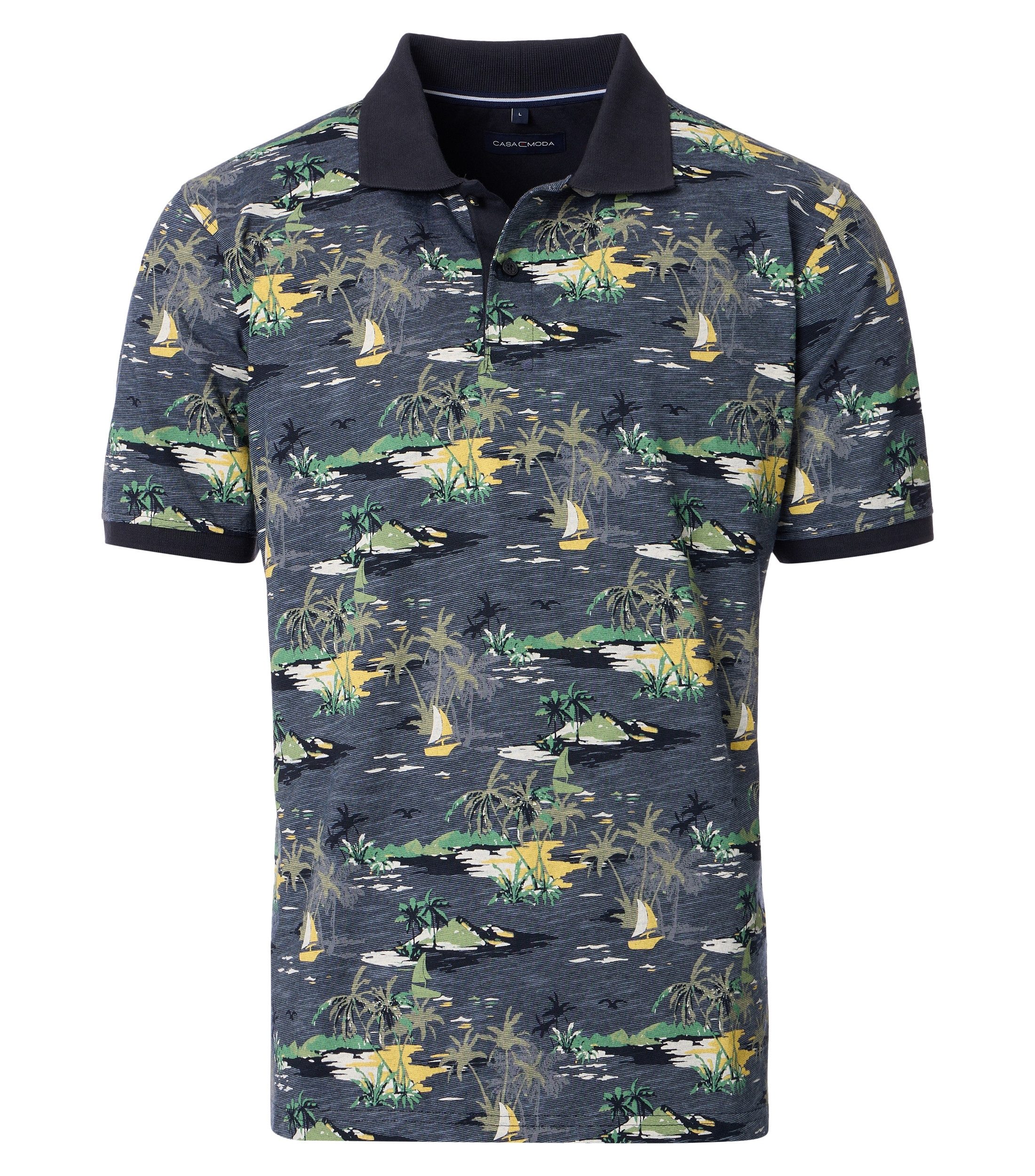 CASAMODA Poloshirt CASAMODA Polo-Shirt Print
