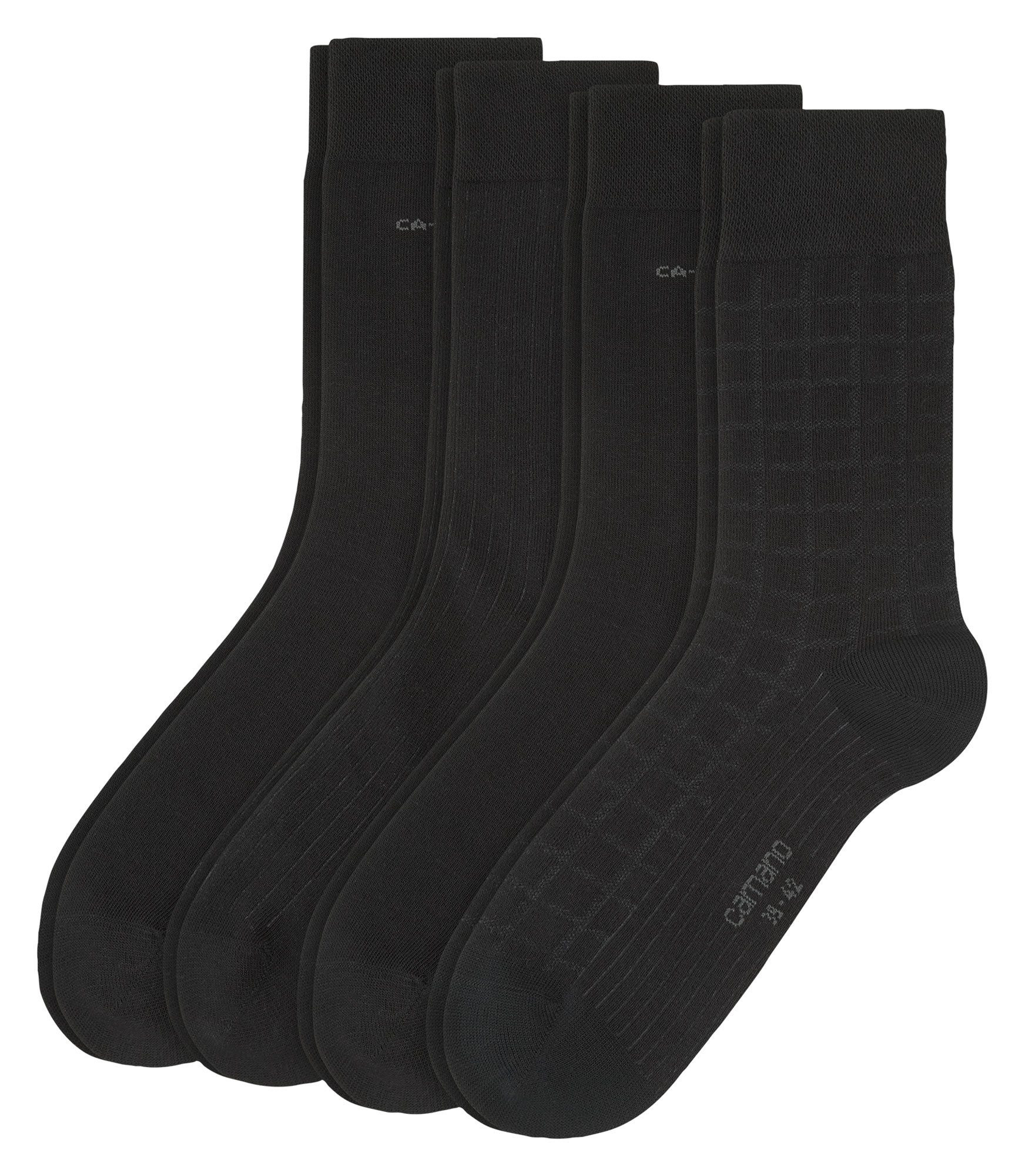 Camano Socken Classic (4-Paar) Herren Business Socken / Strümpfe mit Softbu günstig online kaufen