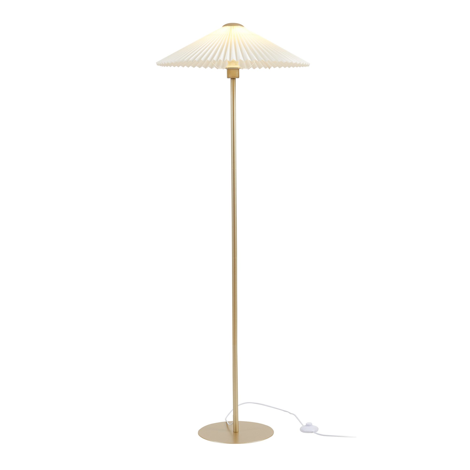 lux.pro Stehlampe, ohne Leuchtmittel, »Appledore« 1-flammig Metall 147 cm G günstig online kaufen