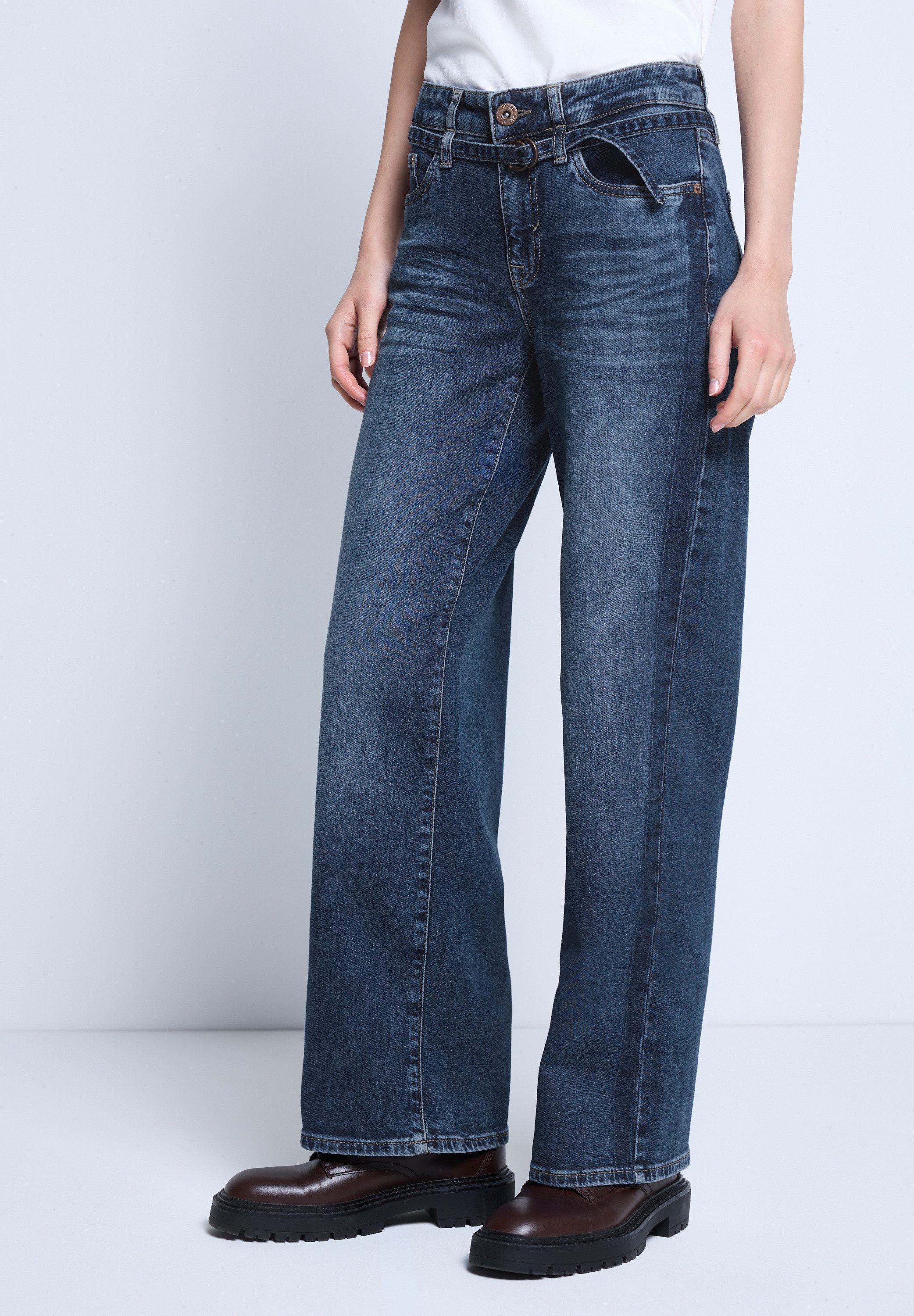 STREET ONE STUDIO Comfort-fit-Jeans aus Baumwolle günstig online kaufen