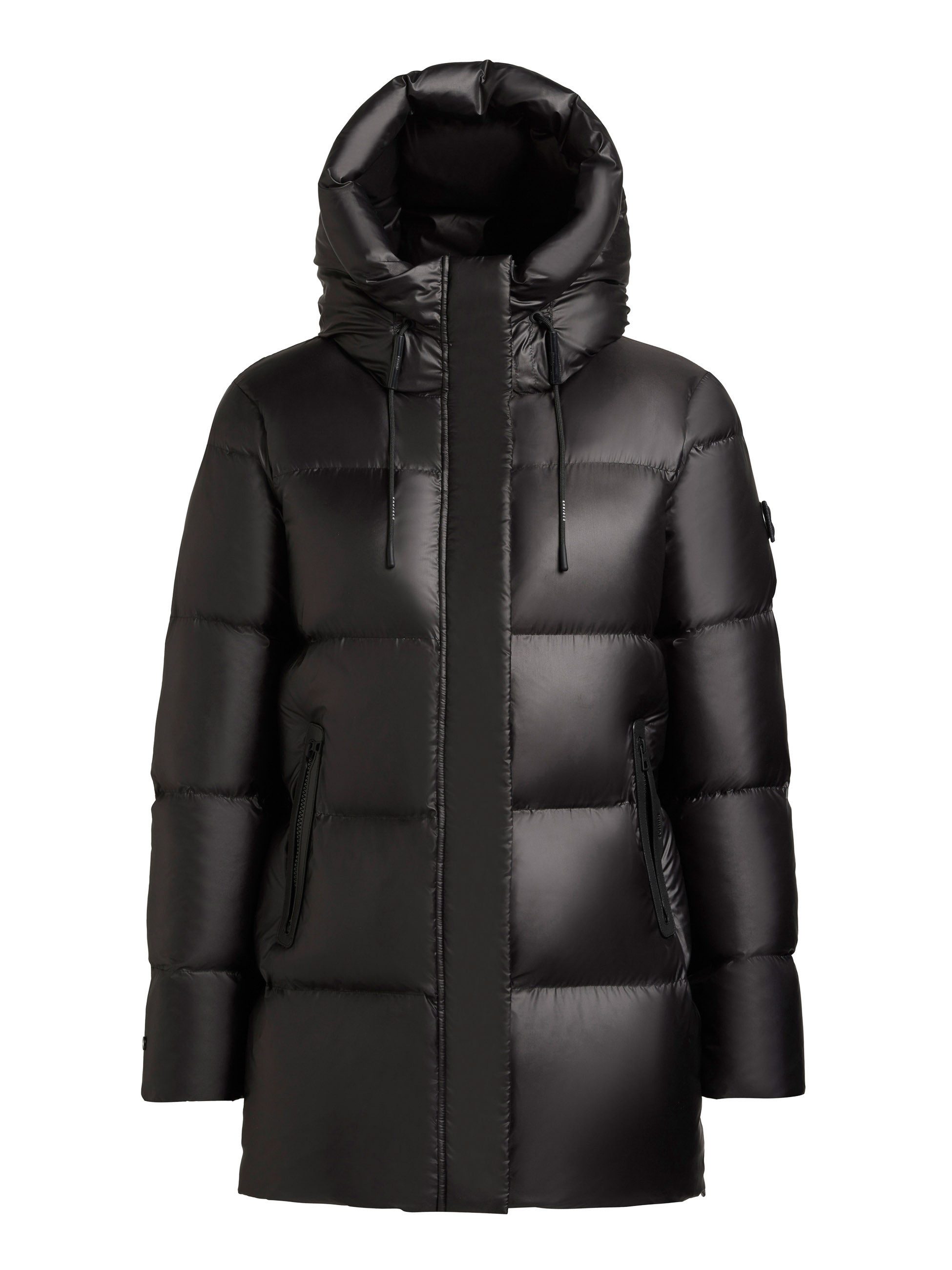 khujo Steppjacke DROWN SHINY mit Kapuze und Kordelzug