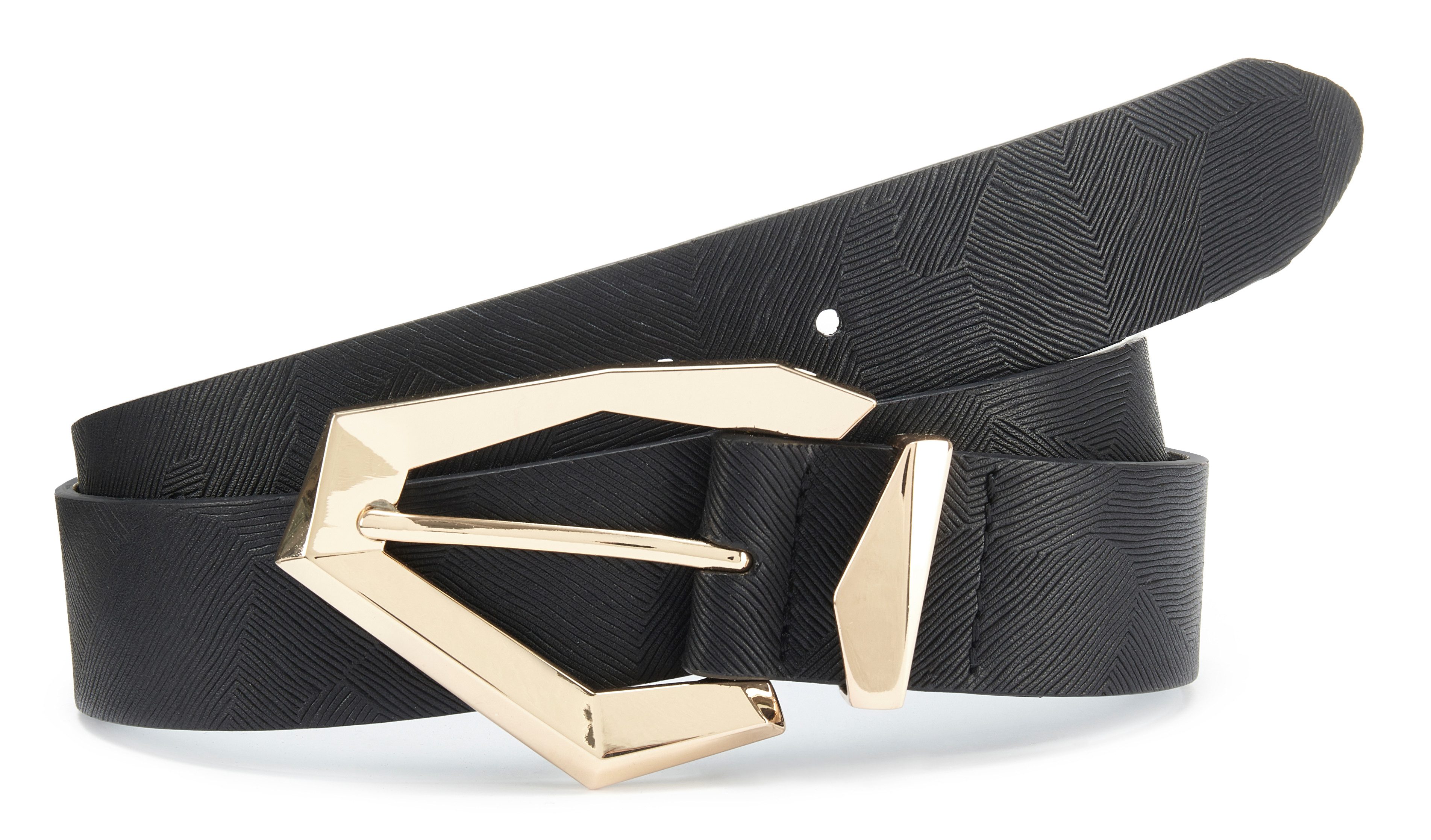 LASCANA Hüftgürtel Ledergürtel, Anzuggürtel, Hosengürtel, Jeansgürtel, Taillengürtel Gürtel aus strukturiertem Leder mit eleganter Schnalle. € 35,99