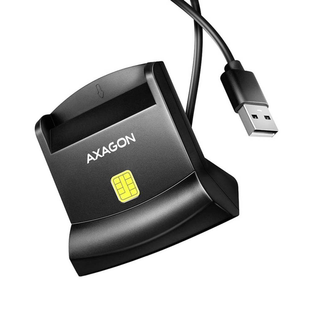 AXAGON HBCI-Chipkartenleser USB Smart Card StandReader CRE-SM4N