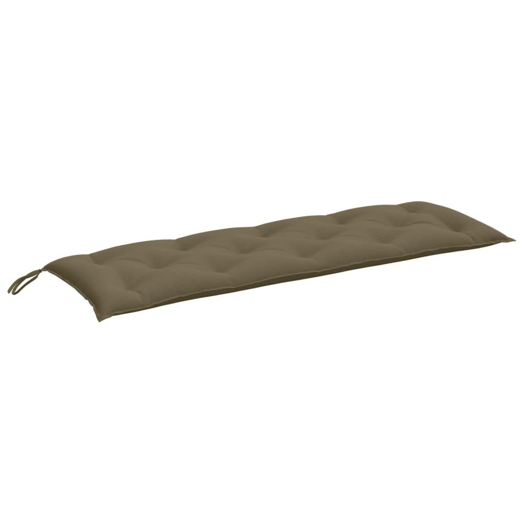 vidaXL Sitzauflage Gartenbank-Auflage Melange Taupe 150x50x7 günstig online kaufen