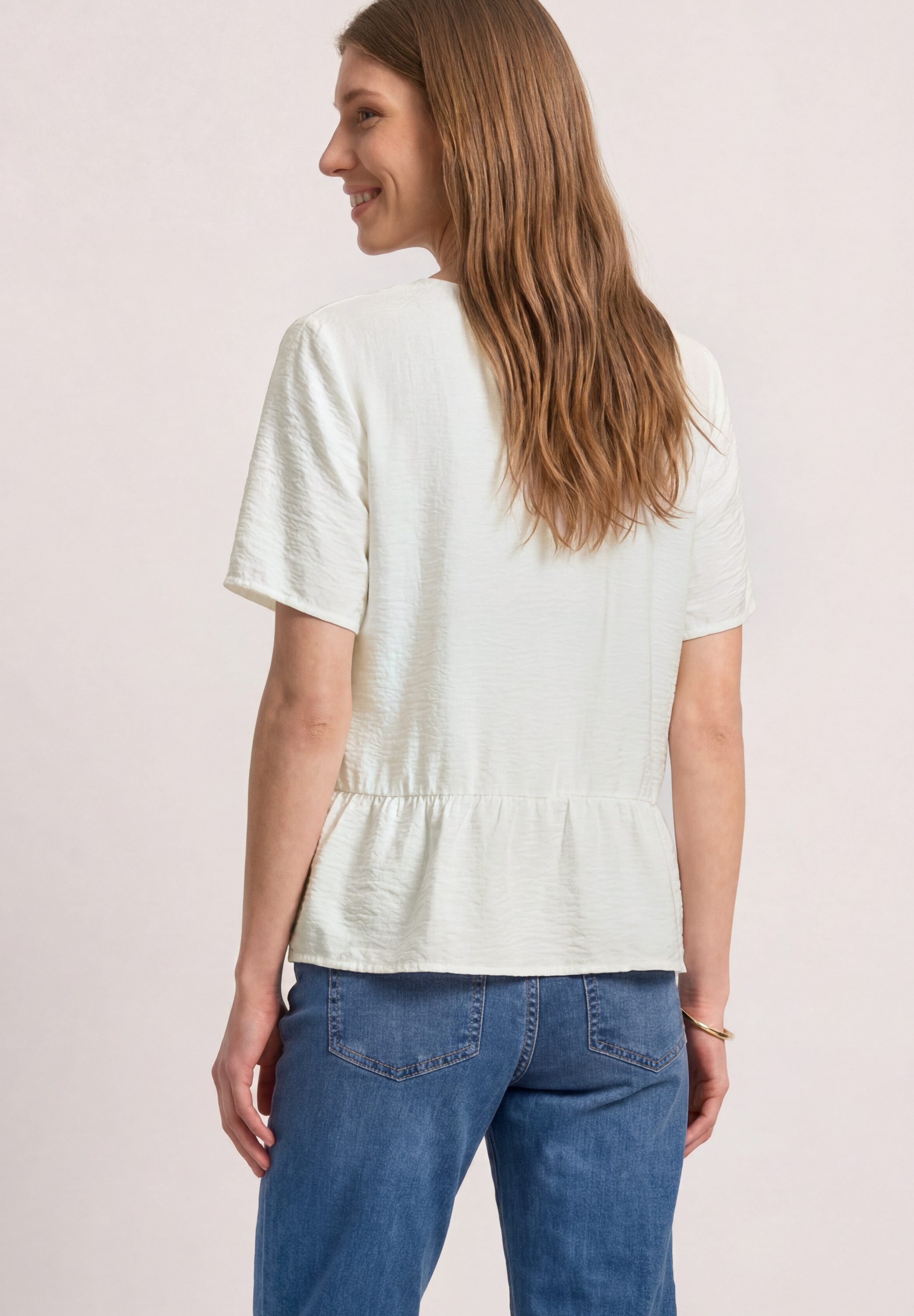 STREET ONE Shirtbluse mit Schößchen