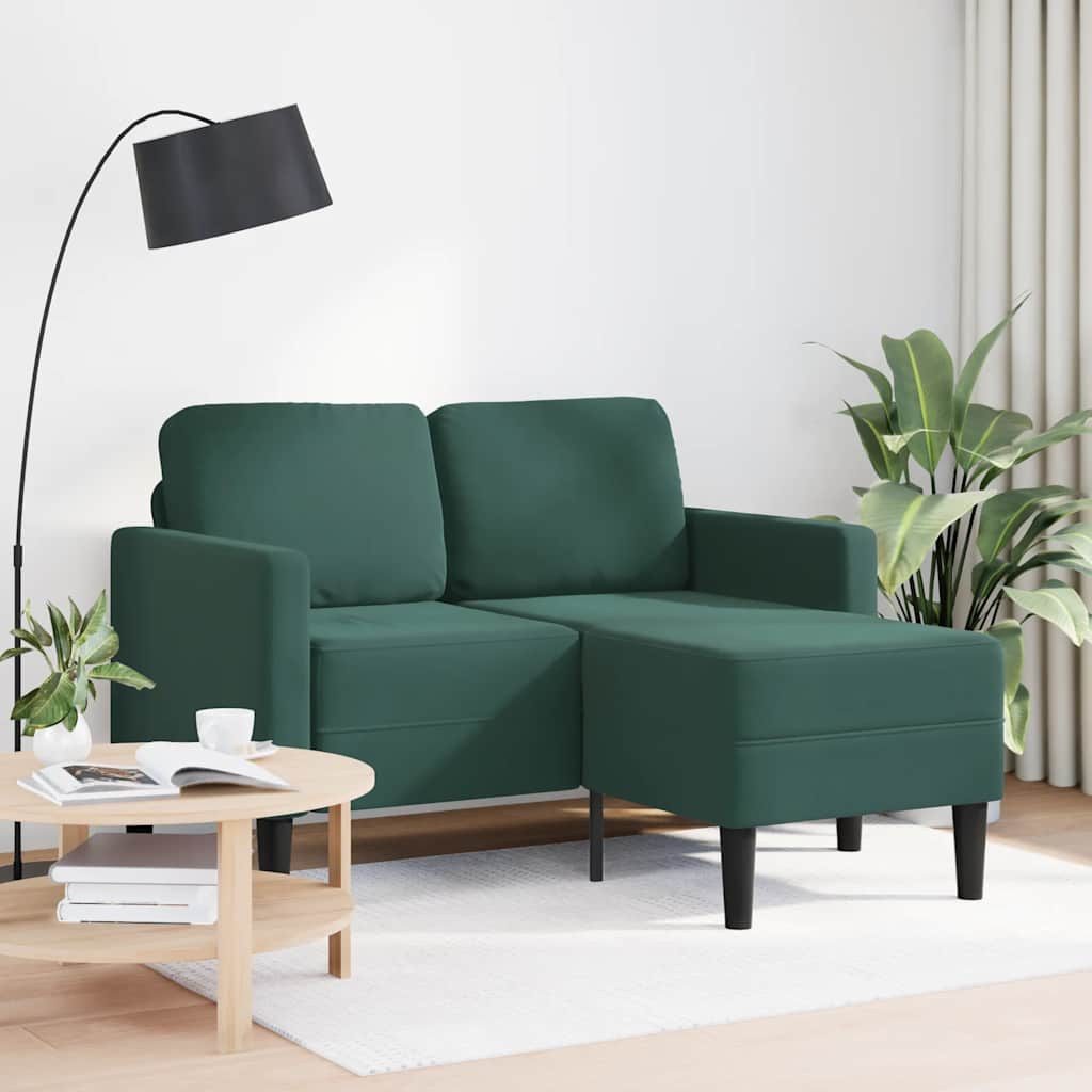 vidaXL Sofa 2-Sitzer-Sofa mit Chaiselongue L-Form günstig online kaufen