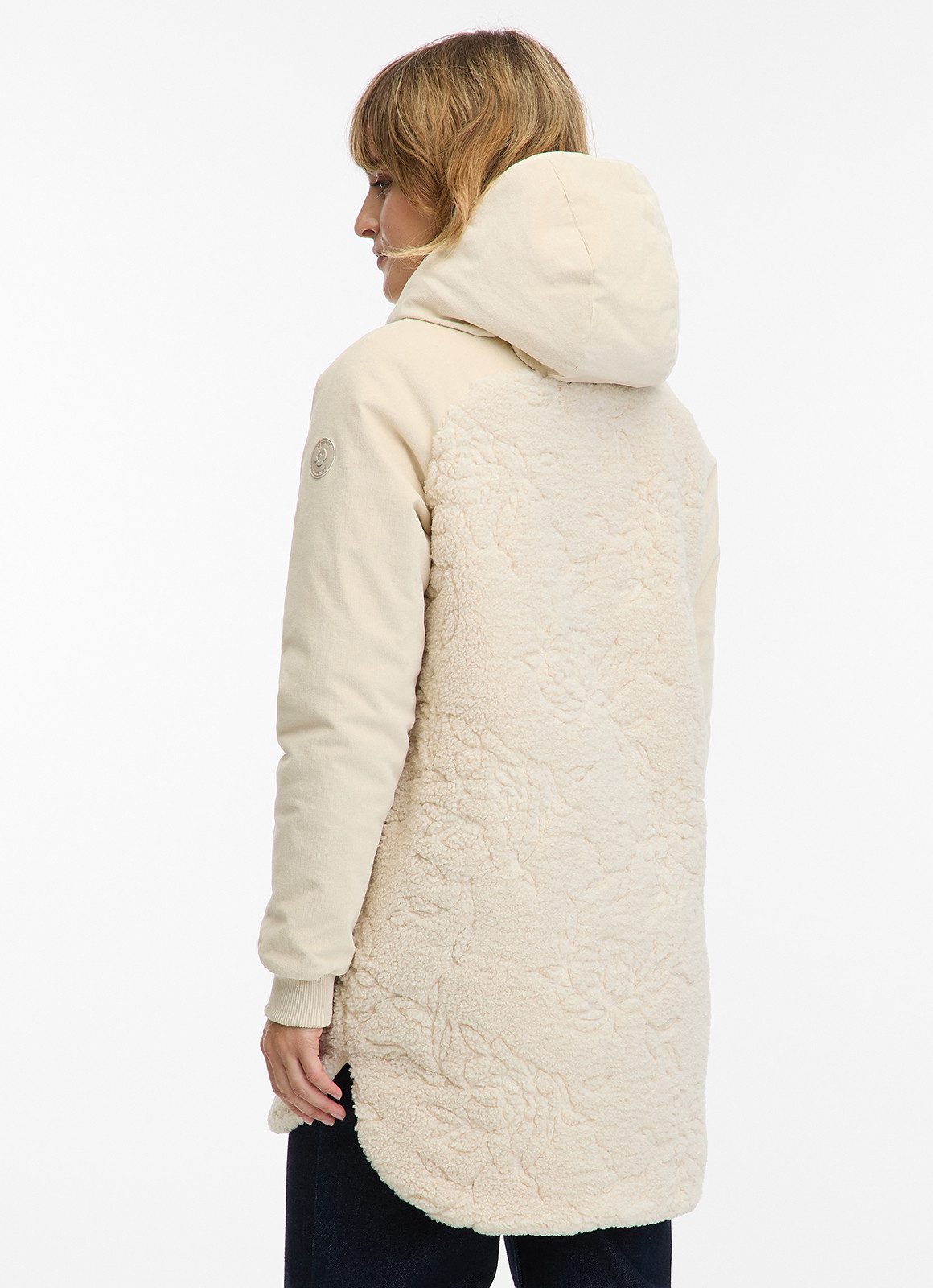 Ragwear Kapuzenplüschjacke LONGEDDY mit lässigem Casual-Stil, aus Polyester, Regular Fit, Langarm