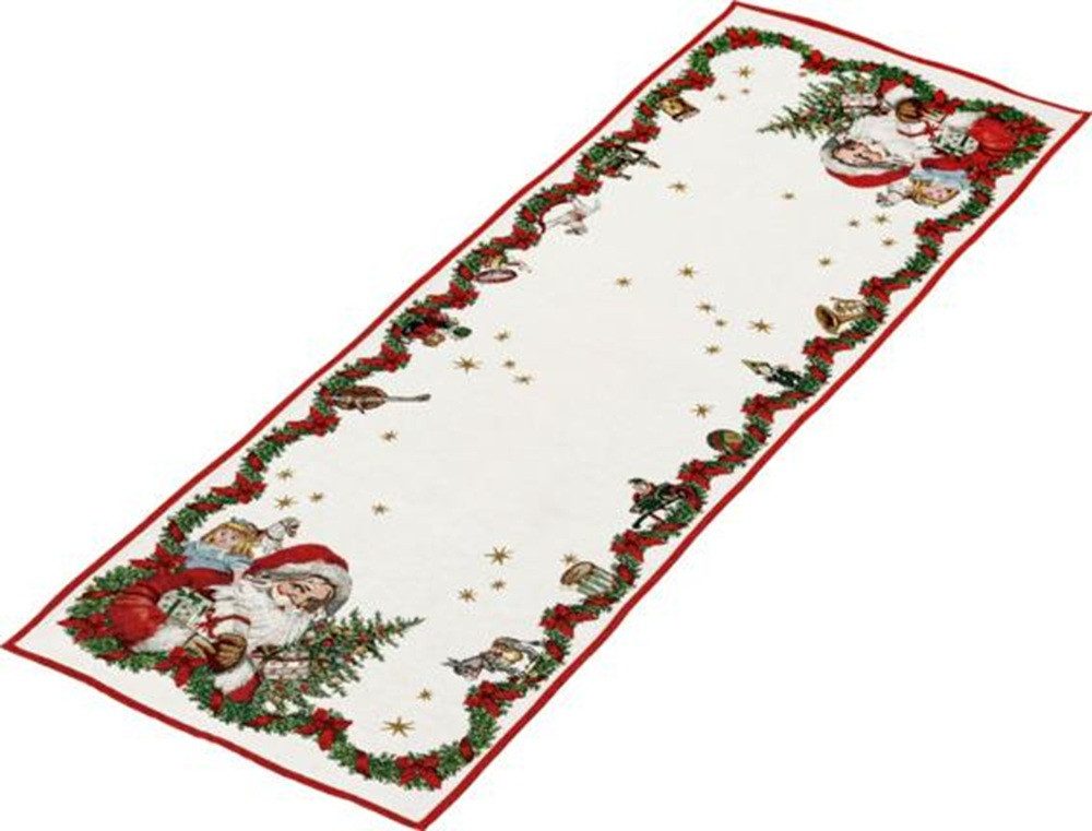 Villeroy & Boch Tischläufer Villeroy & Boch Toy's Fantasy Gobelin Tischläufer XL Santa