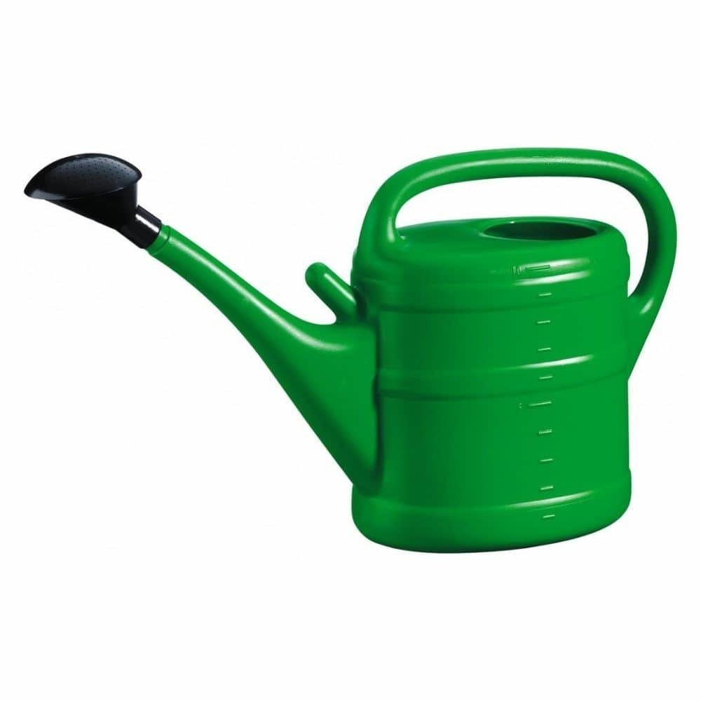 Geli Gießkanne Gießkanne 10 Liter, grün, Kunststoff, mit Brause