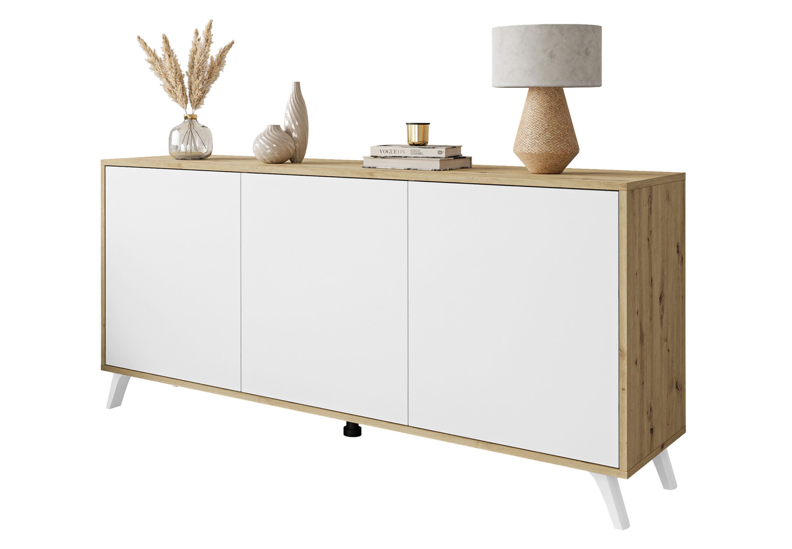 Lookway Kommode SANAYI III Artisan Eiche, 154x40x72 cm