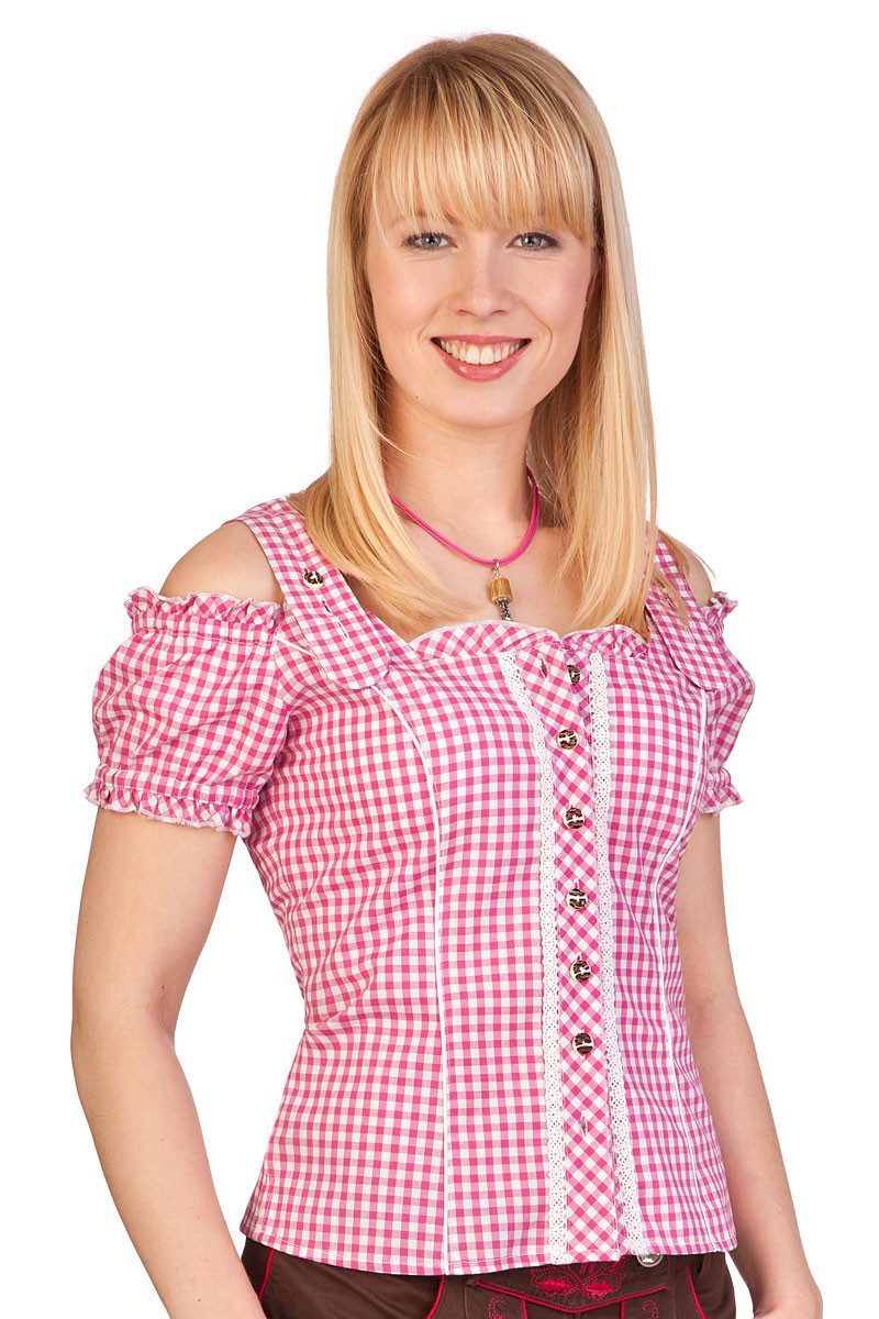 Trachtenbluse Trachtenbluse - PILLA - beere