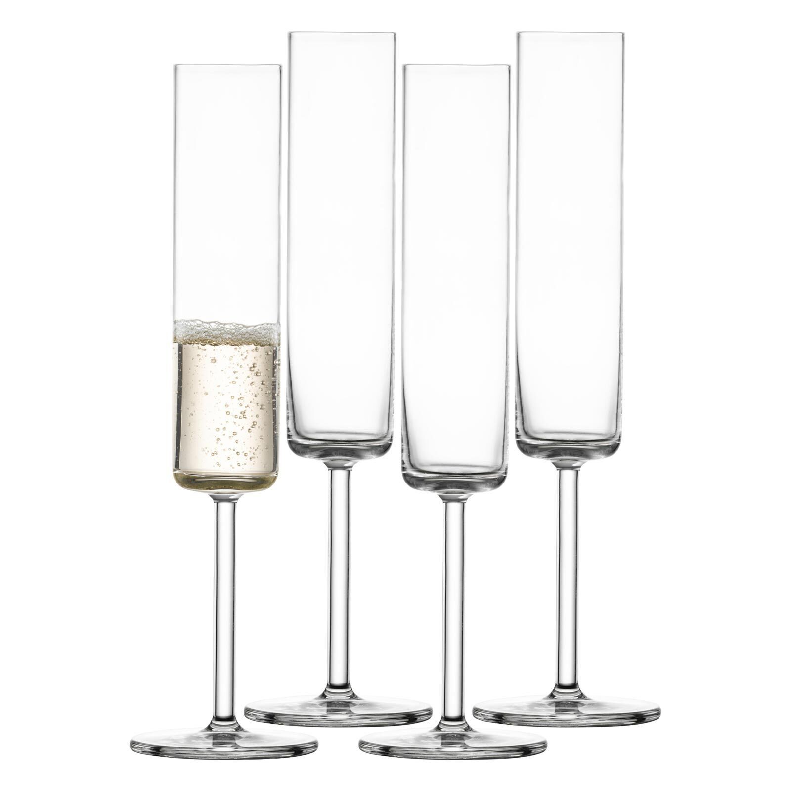 SCHOTT-ZWIESEL Sektglas Modo Sektgläser 163 ml 4er Set, Glas