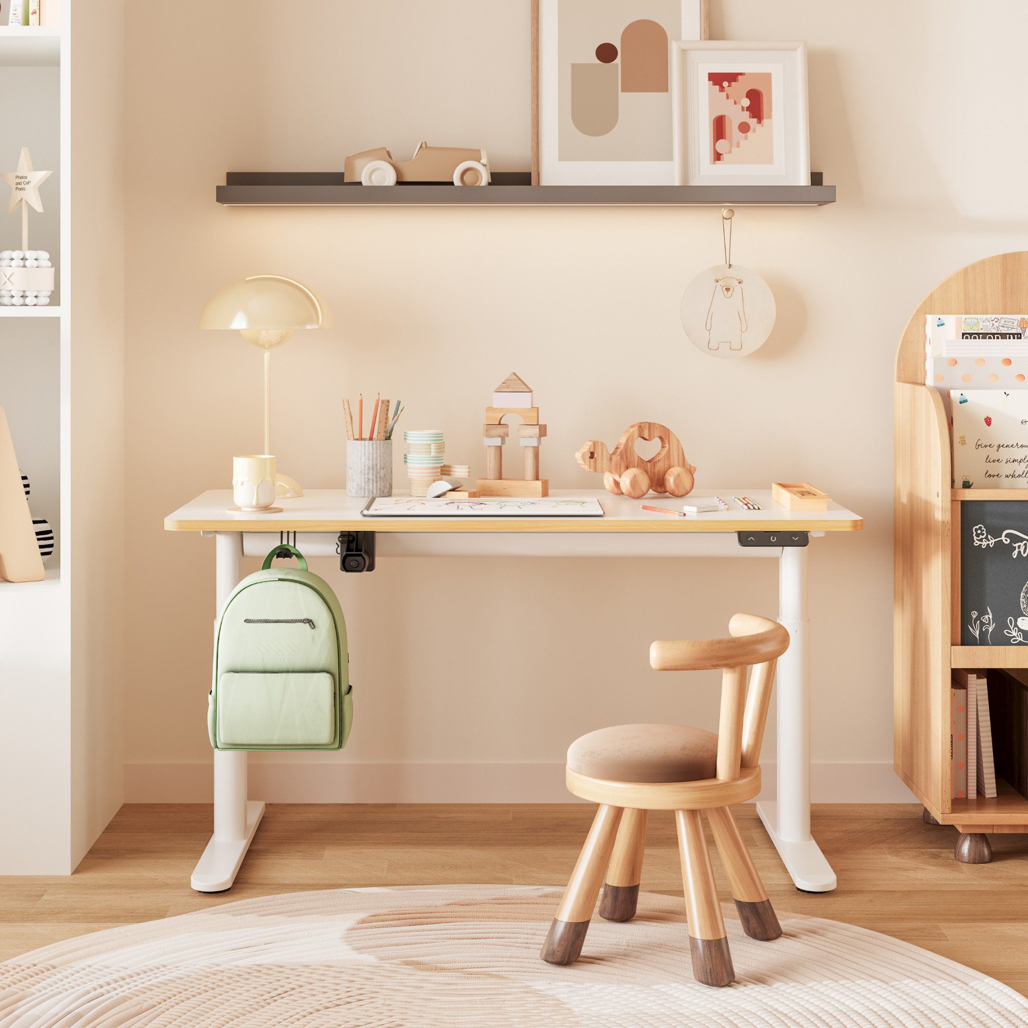 FLEXISPOT Schreibtisch Kinderschreibtisch Höhenverstellbar 120 x günstig online kaufen