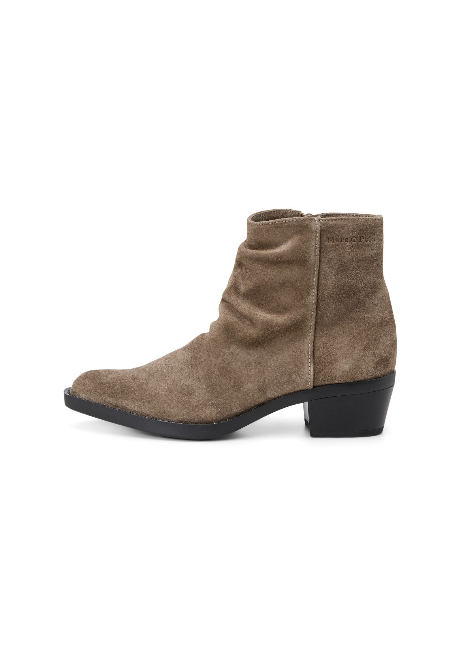 Marc O'Polo aus geöltem Veloursleder Stiefelette – Bild 3 von 5