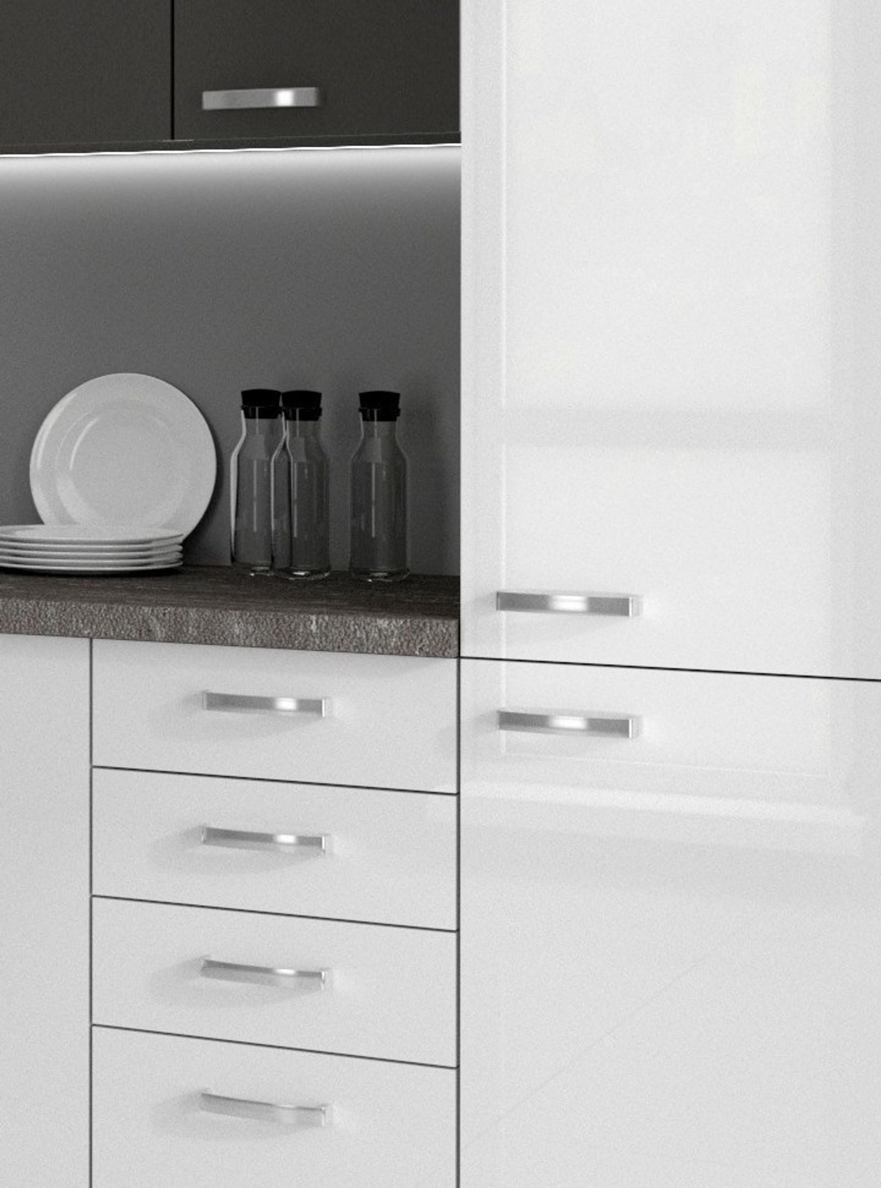 Küchen-Preisbombe Winkelküche Bianca Ecke V 210x330 Küche Küchenzeile Eckkü günstig online kaufen