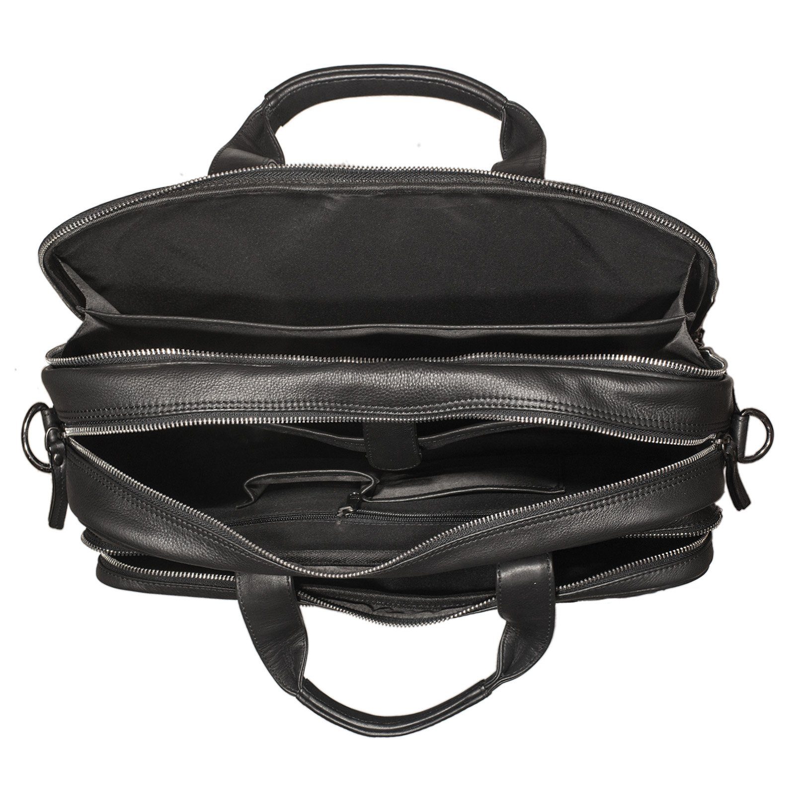 STILORD Aktentasche "Walt" Vintage Aktentasche Leder Herren Damen