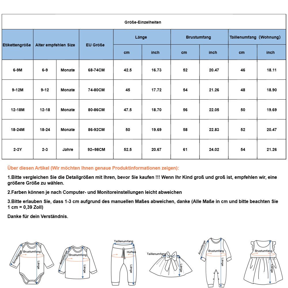 Lapastyle A-Linien-Kleid Baby Mädchen Kleidung, ärmelloses Rüschenkleid und Hut, 100% Baumwolle (Set, 2-tlg) Süßes Sommerkleid-Set mit Blumenmuster, für Freizeit und Partys