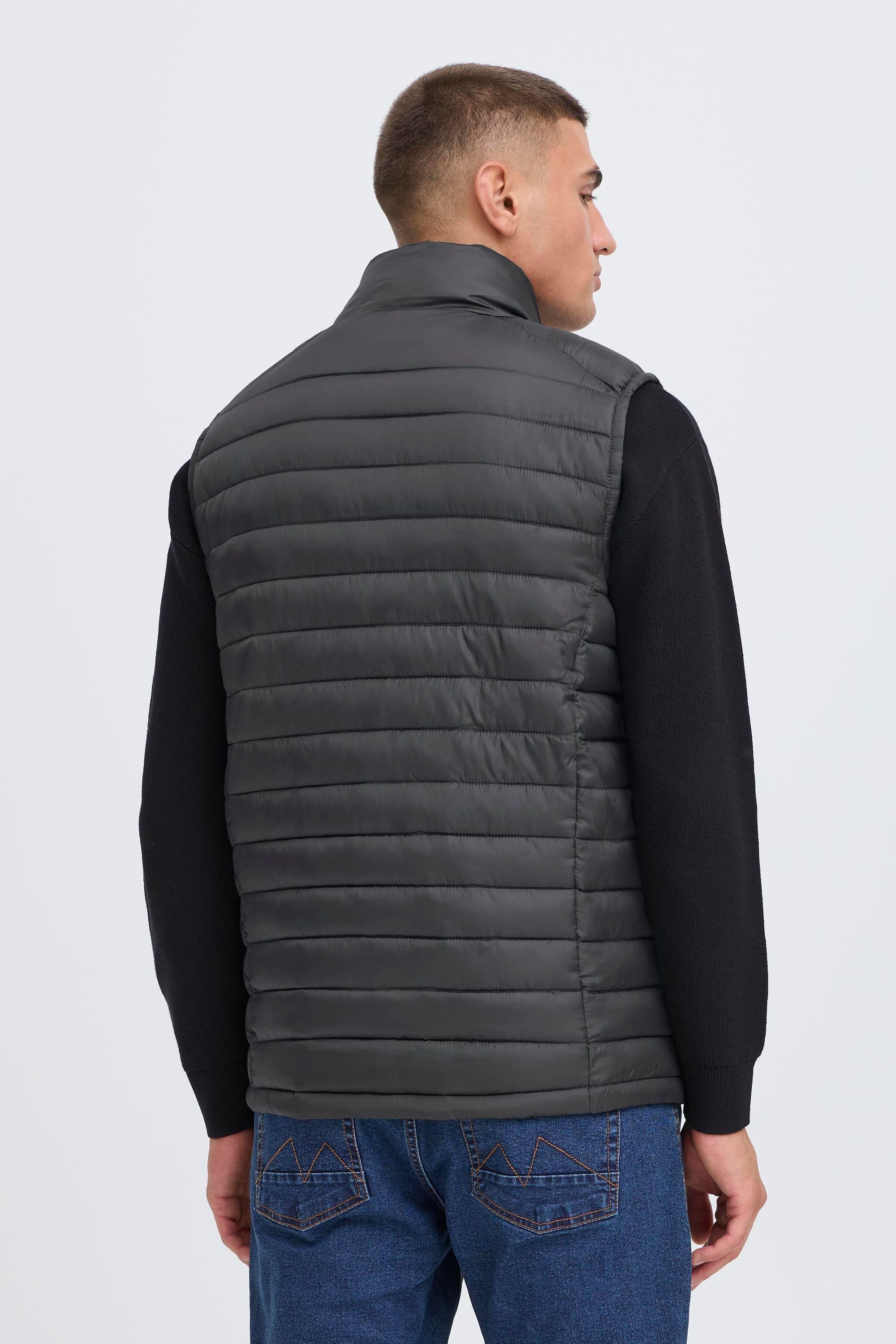 Blend Steppweste BHMRomic Stilvolle Basic Steppweste mit Taschen