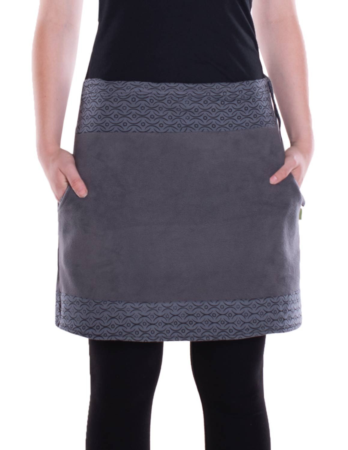 Vishes A-Linien-Rock Thermorock warmer Damen Winterrock günstig online kaufen