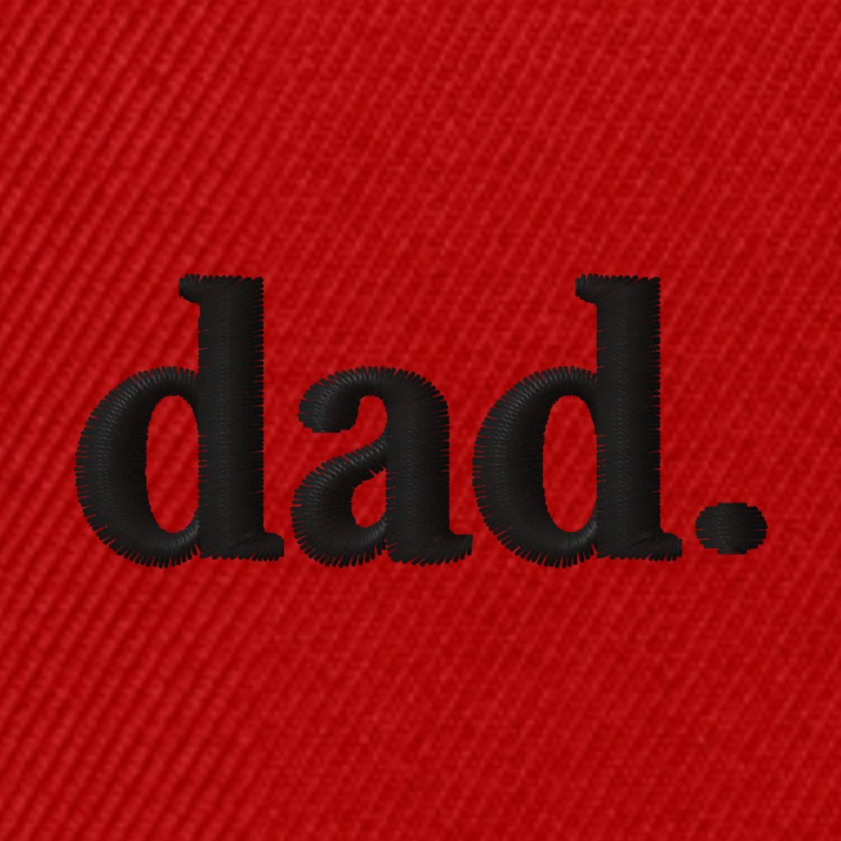 Spreadshirt Snapback Cap Dad Schriftzug Stickerei Snapback Cap (1-St)
