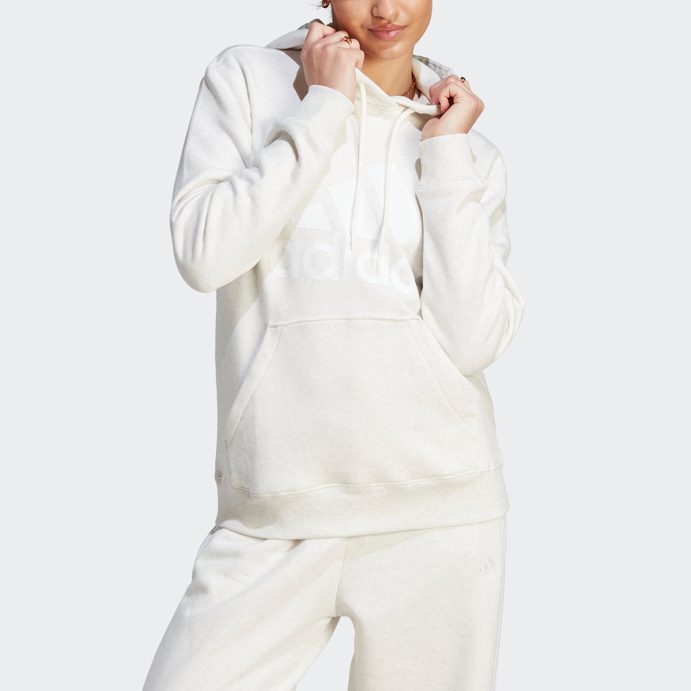 Sportswear / Kapuzensweatshirt Mel ESSENTIALS BIG White REGULAR LOGO adidas White Off HOODIE