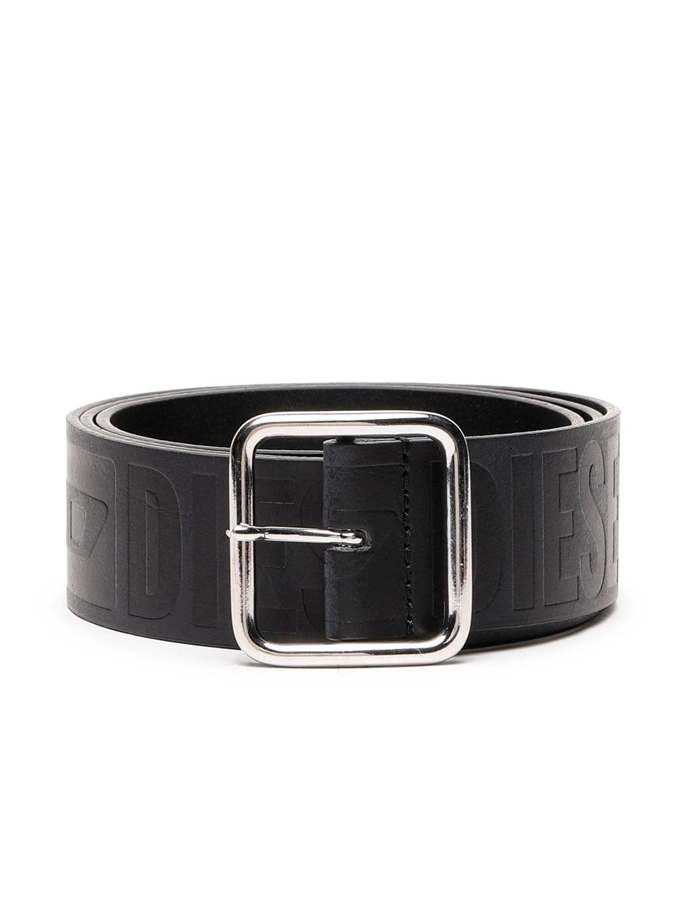 Diesel Ledergürtel mit geprägtem „Diesel D“-Logo - B-ILLY II