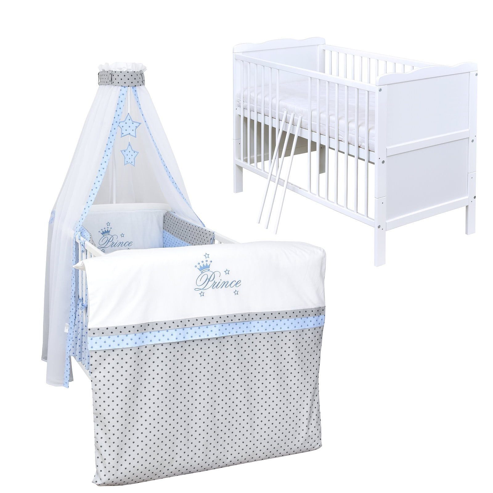 Komplettbett Babybett Jack Komplettset