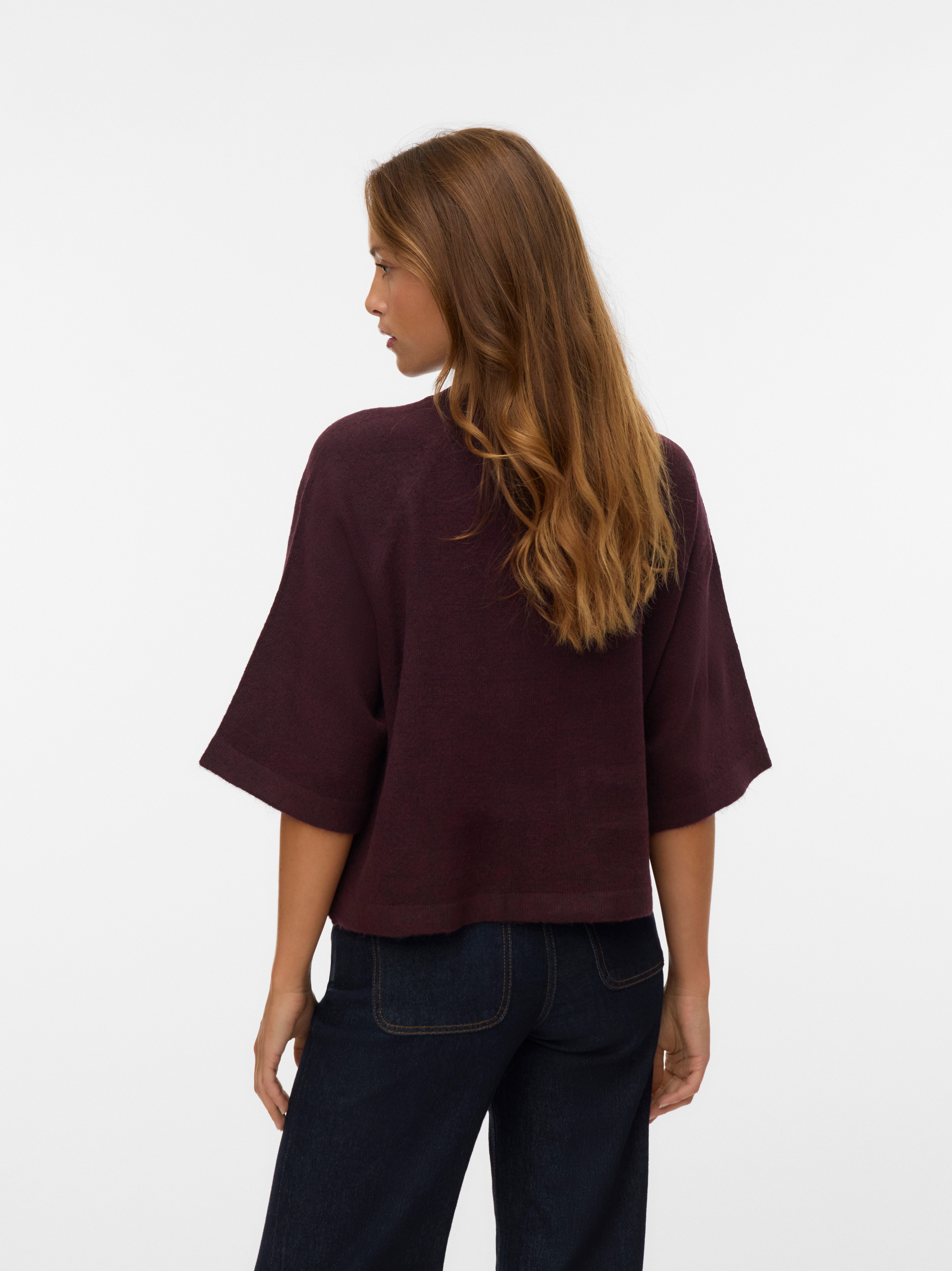 Vero Moda Strickpullover VMLEFILE 3/4 O-NECK günstig online kaufen
