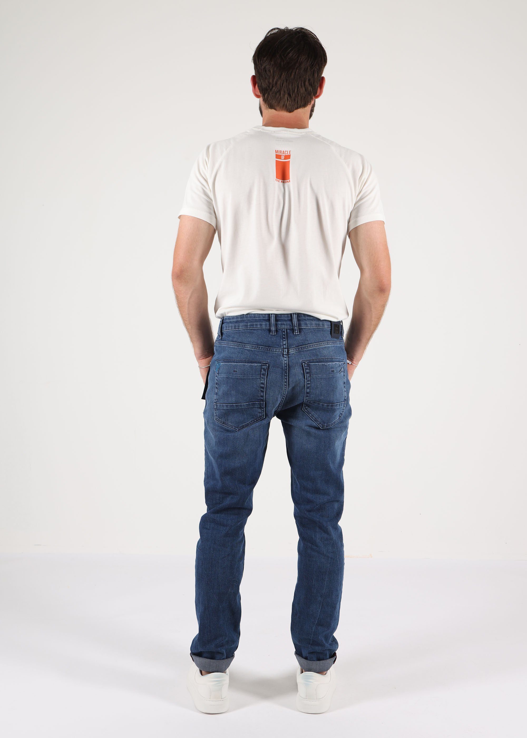 Miracle of Denim Straight-Jeans Cornell lässiger mit Waschung