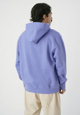 Cleptomanicx Kapuzensweatshirt Embro Gull Mono mit kleiner Logostickerei