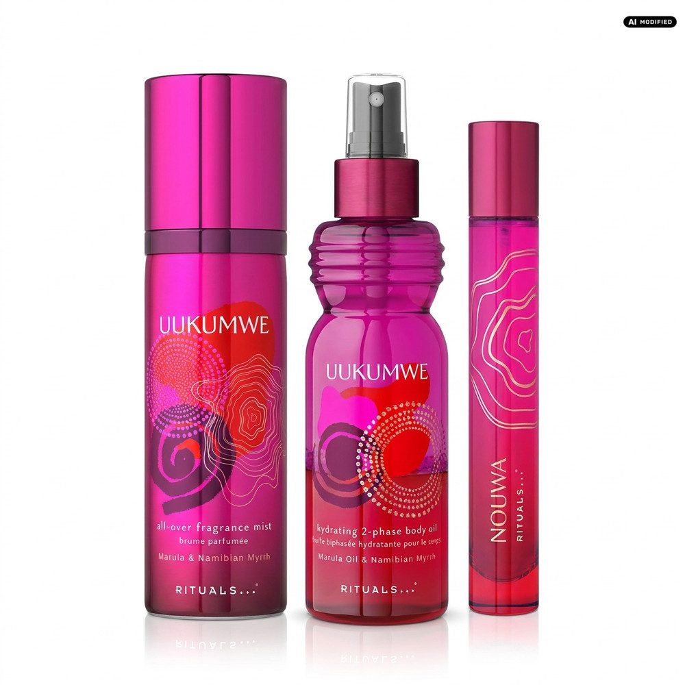 Rituals Gesichts- und Körperspray Rituals Uukumwe Duft- und Pflege Ritual Trio Set, Uukumwe Dufttrio für Body, Hair und Reise-Parfum