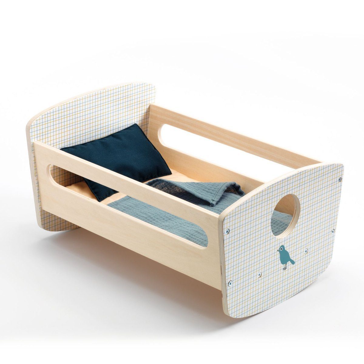 DJECO Puppenbett Puppenwiege Blue Night aus günstig online kaufen