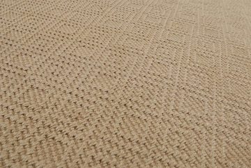 Teppich Hugo two, Wecon home, Höhe: 8 mm, nachhaltig, aus 100% Jute, mit Antirutschbeschichtung, Wohnzimmer