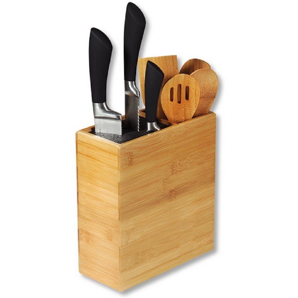 KESPER for kitchen & home Messerblock Messer- und Utensilienbehälter,  platzsparend